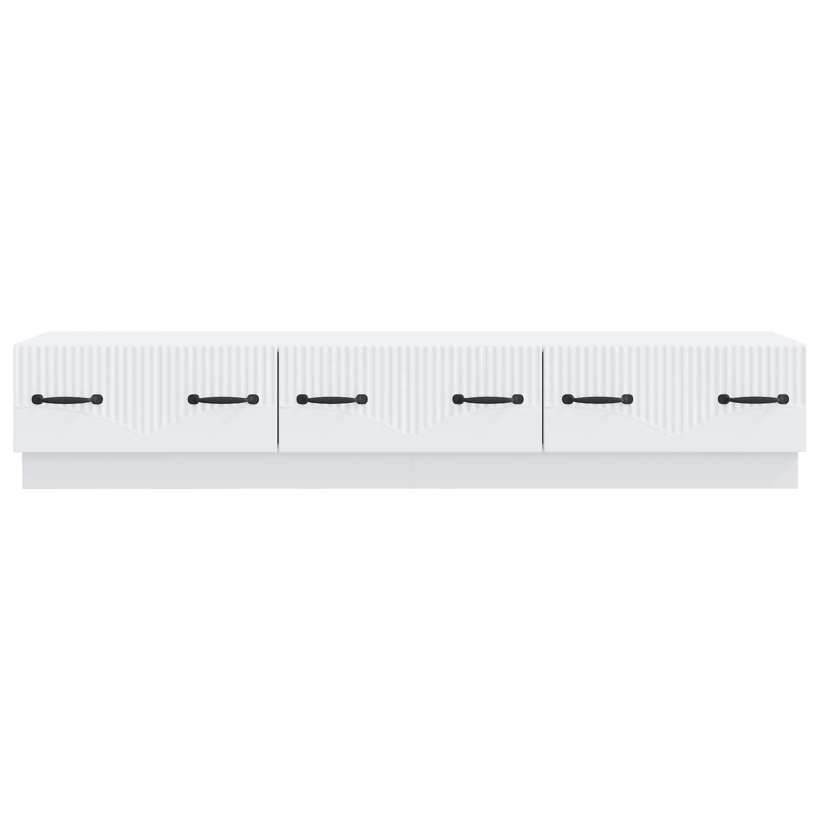 TV ormar s ladicama Bijela 147 x 34,5 x 27 cm Konstruirano drvo