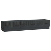 TV ormar s ladicama Crna 147 x 34,5 x 27 cm Konstruirano drvo