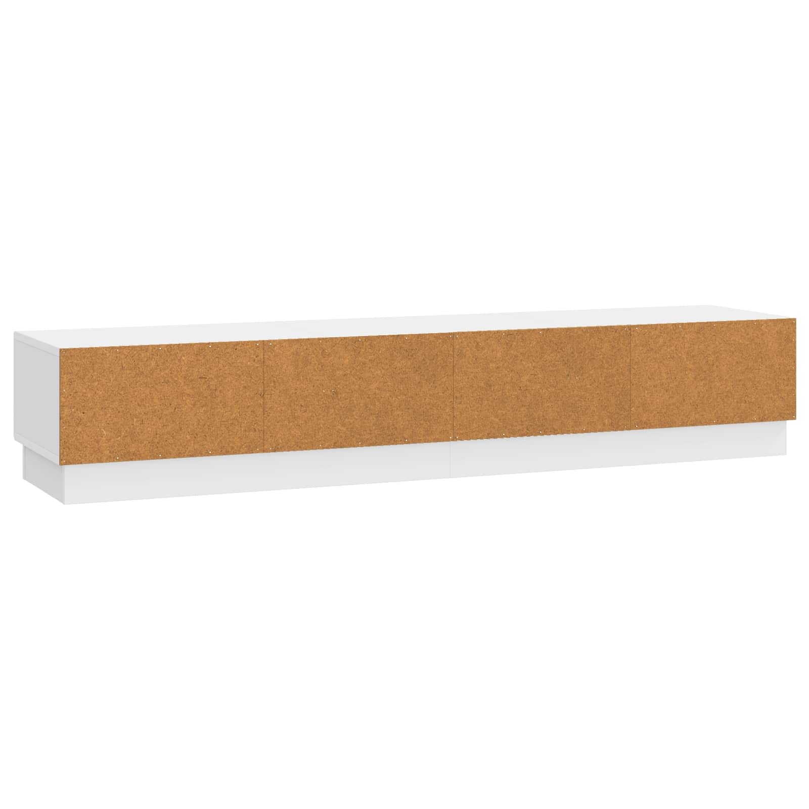 TV ormar s ladicama Bijela visokog sjaja 147 x 34,5 x 27 cm