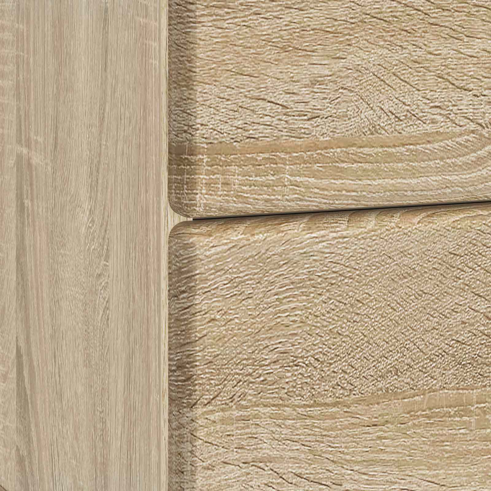 Noćni ormar s ladicama 2 pcs Hrast sonoma 43 x 34,5 x 47,5 cm