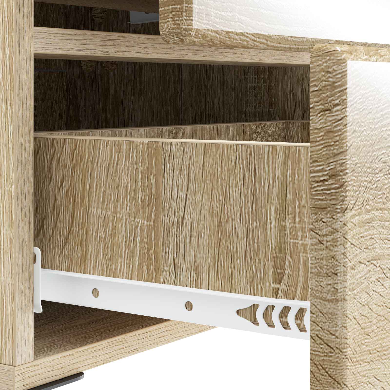 Noćni ormar s ladicama 2 pcs Hrast sonoma 43 x 34,5 x 47,5 cm