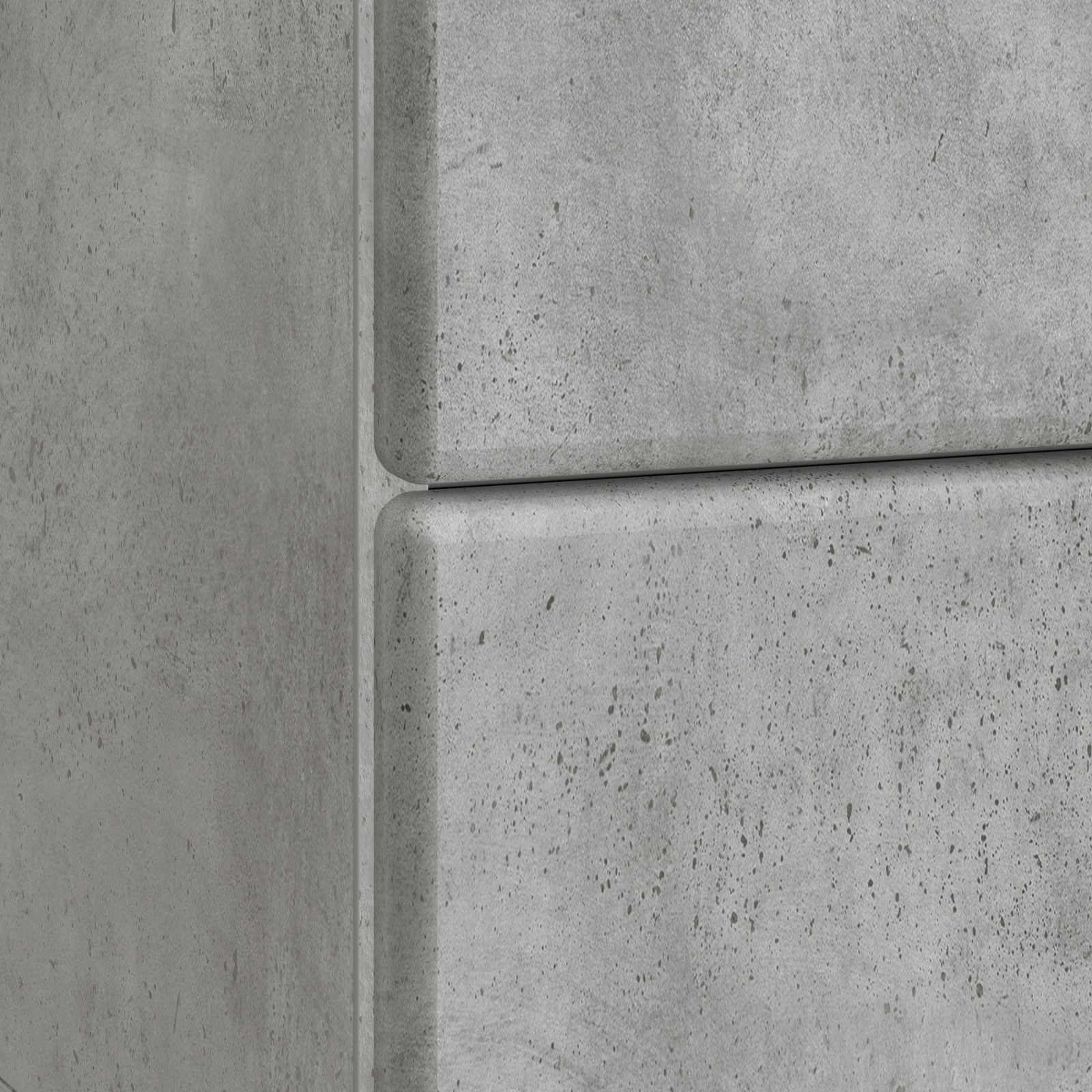 Noćni ormar Betonska siva 43 x 34,5 x 47,5 cm Konstruirano drvo