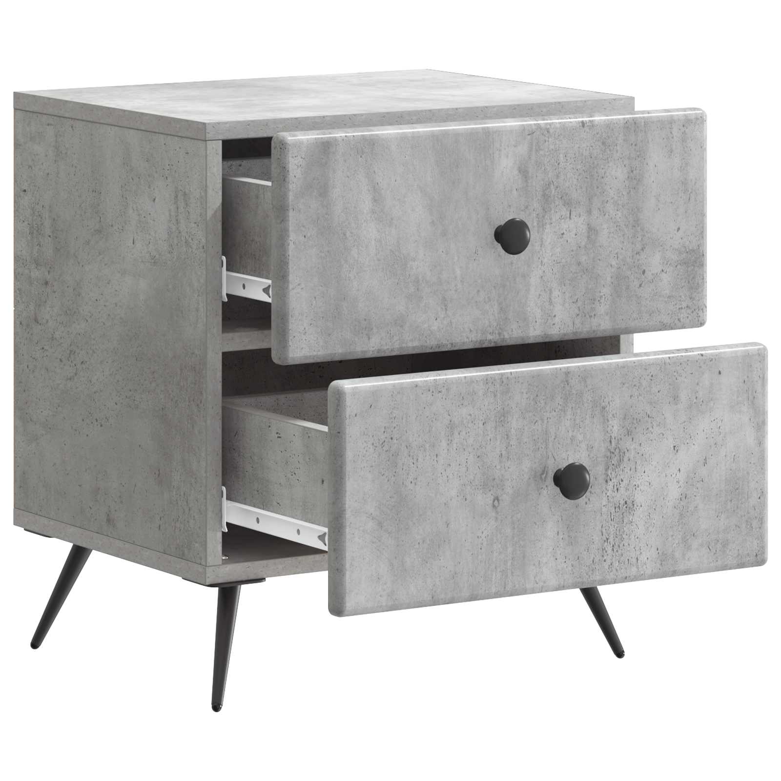 Noćni ormar Betonska siva 43 x 34,5 x 47,5 cm Konstruirano drvo