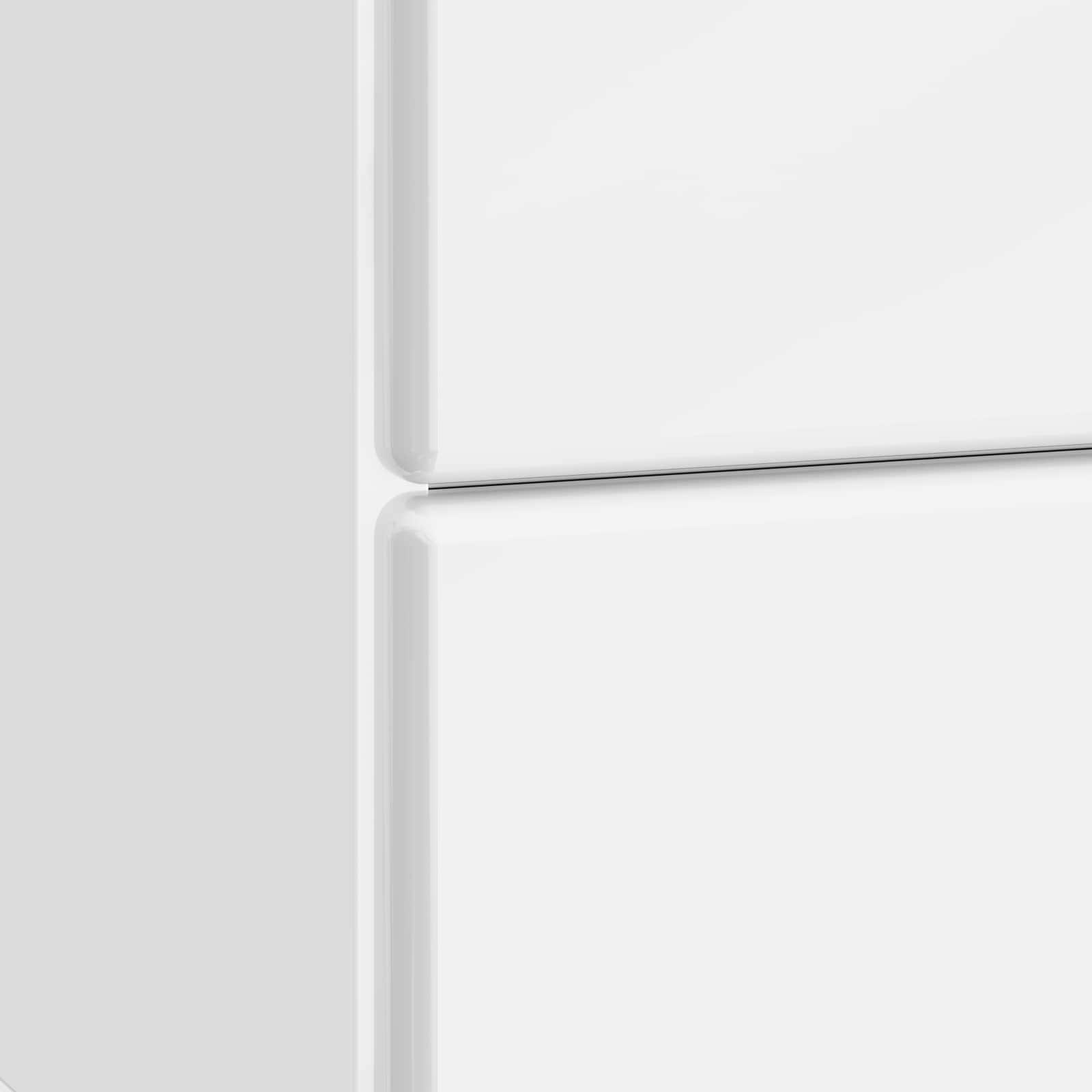 Noćni ormar 2 pcs Bijela visokog sjaja 43 x 34,5 x 47,5 cm