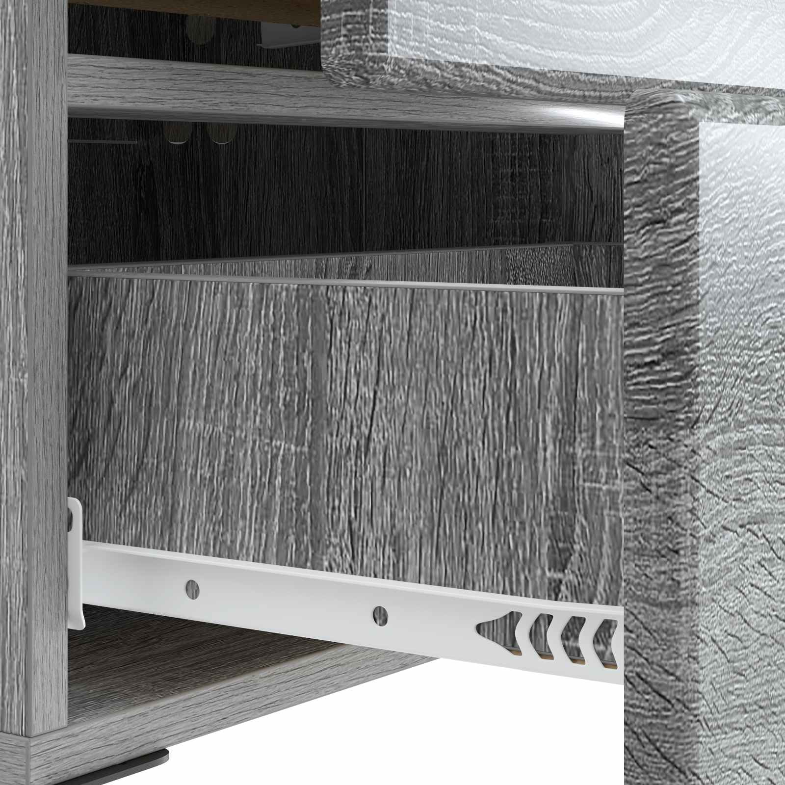 Noćni ormar Siva sonoma 43 x 34,5 x 47,5 cm Konstruirano drvo