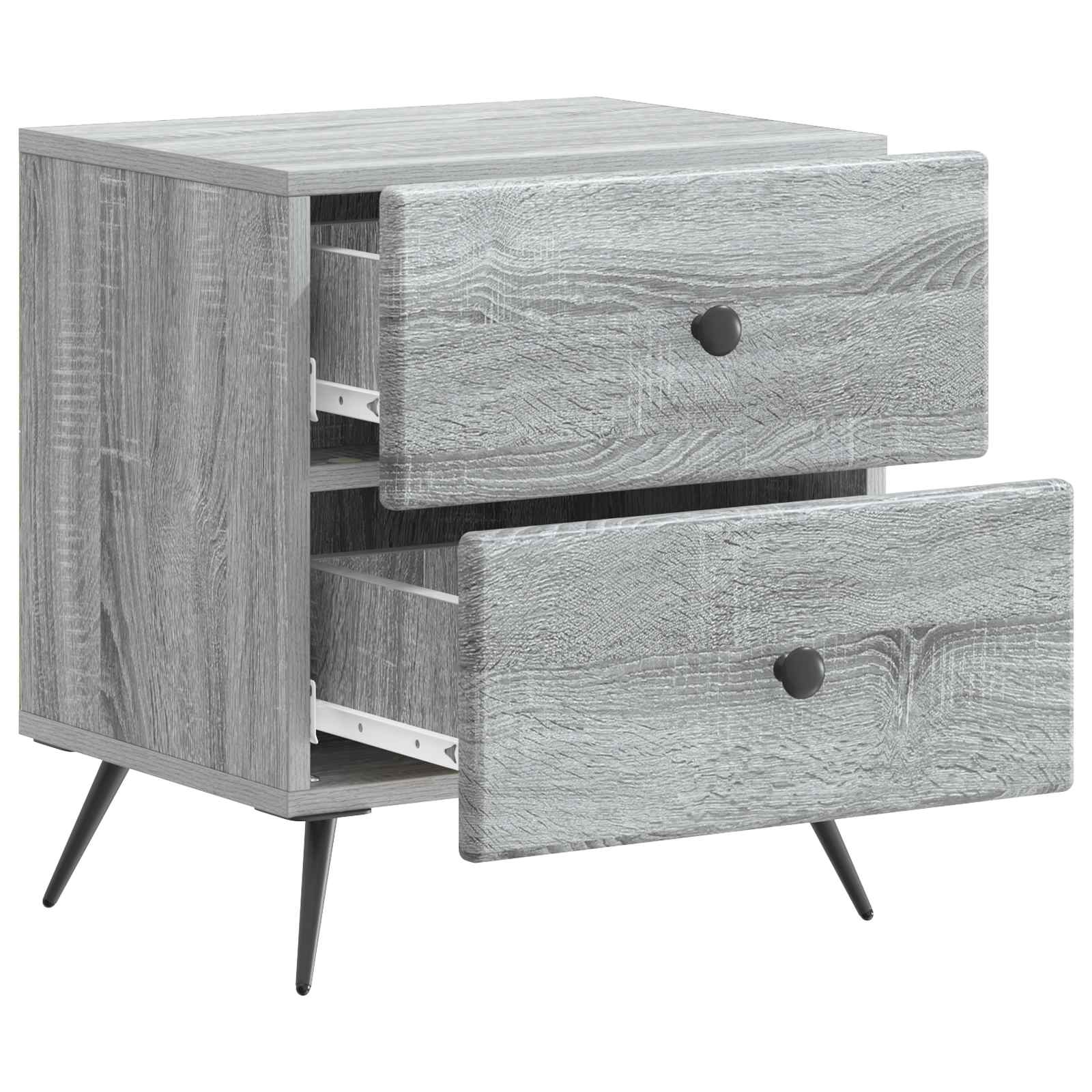 Noćni ormar Siva sonoma 43 x 34,5 x 47,5 cm Konstruirano drvo