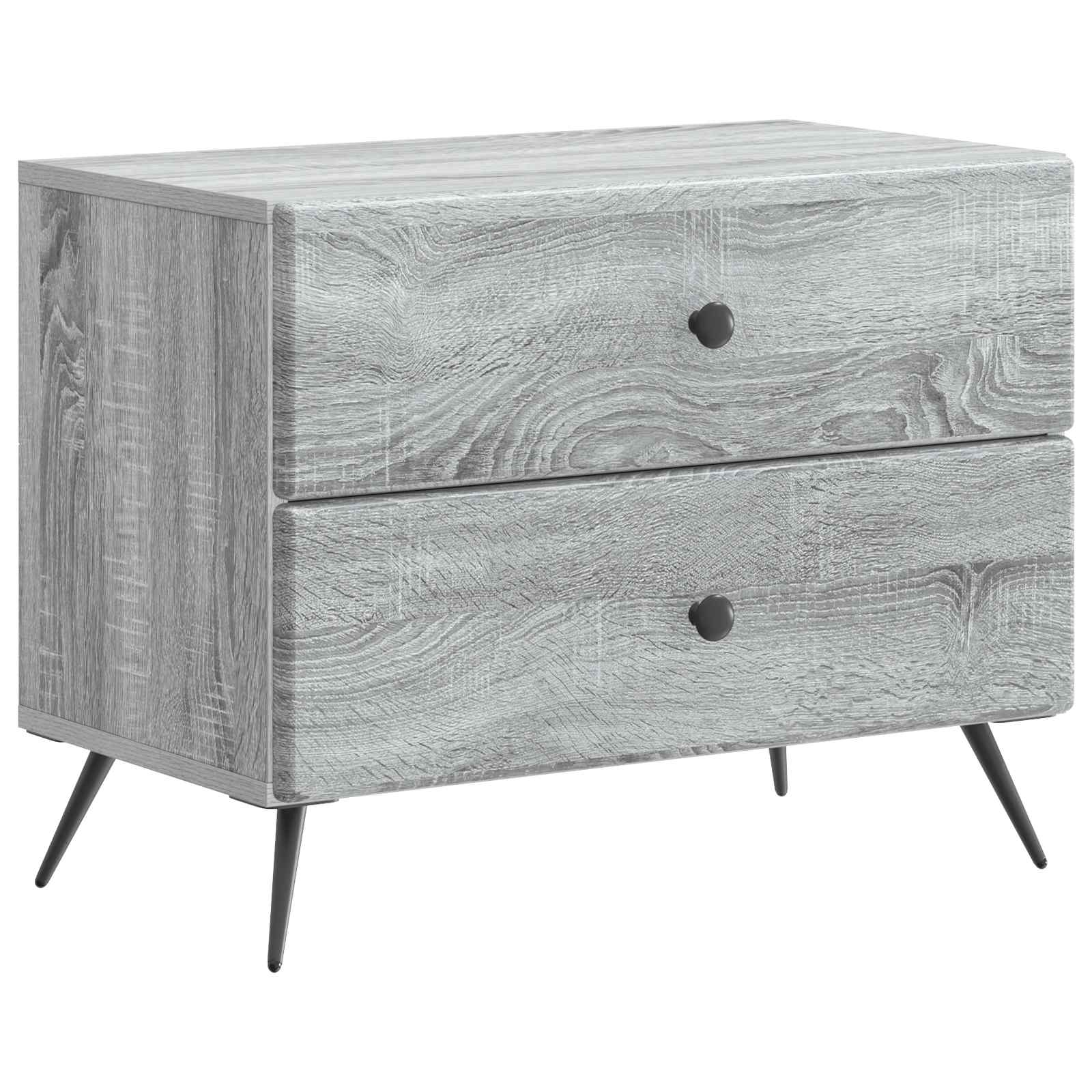 Noćni ormar Siva sonoma 62 x 34,5 x 47,5 cm Konstruirano drvo