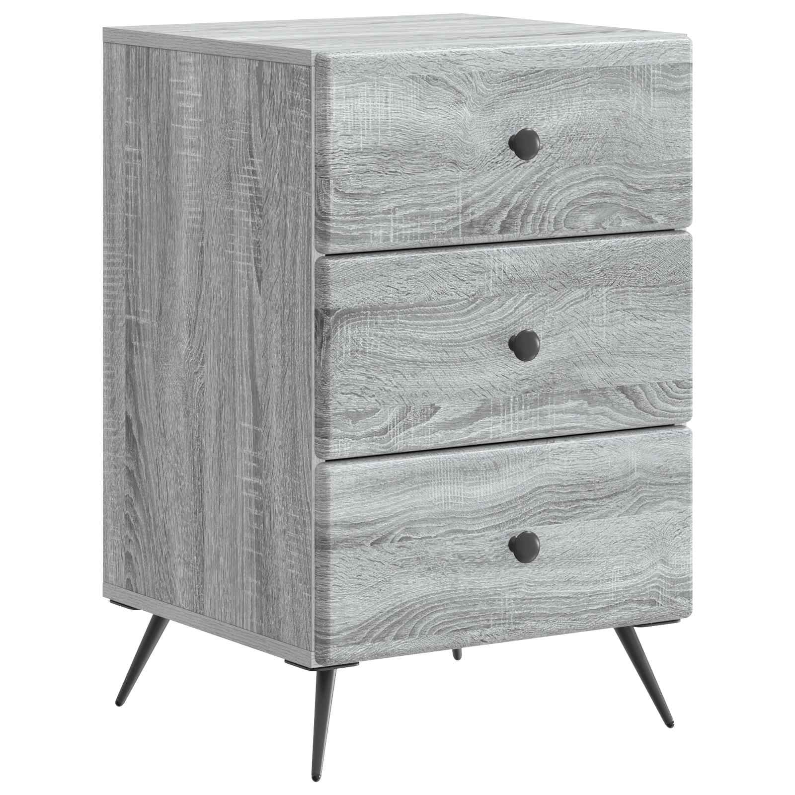 Noćni ormar Siva sonoma 43 x 41 x 66,5 cm Konstruirano drvo