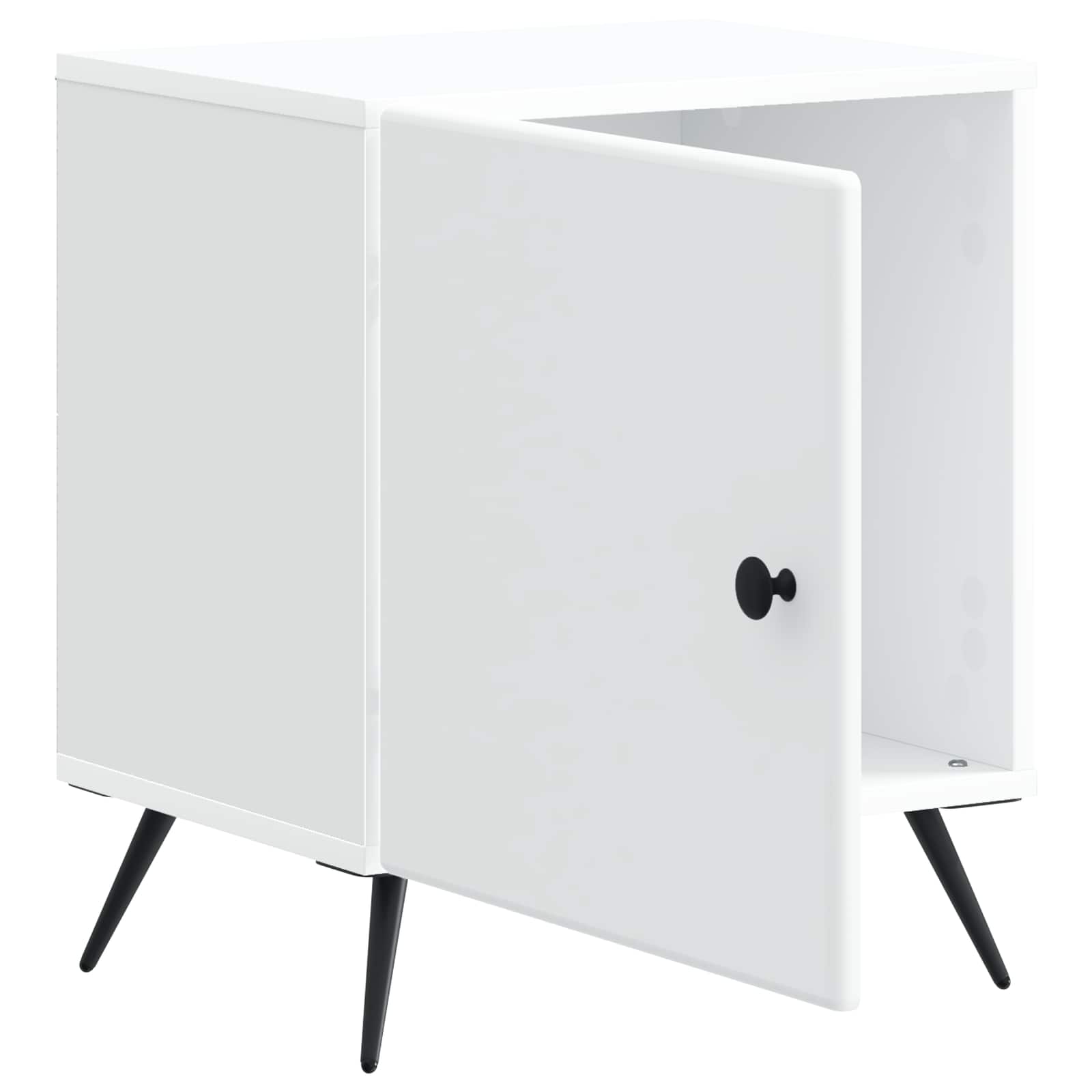 Noćni ormar 2 pcs Bijela 43 x 34,5 x 50 cm Konstruirano drvo
