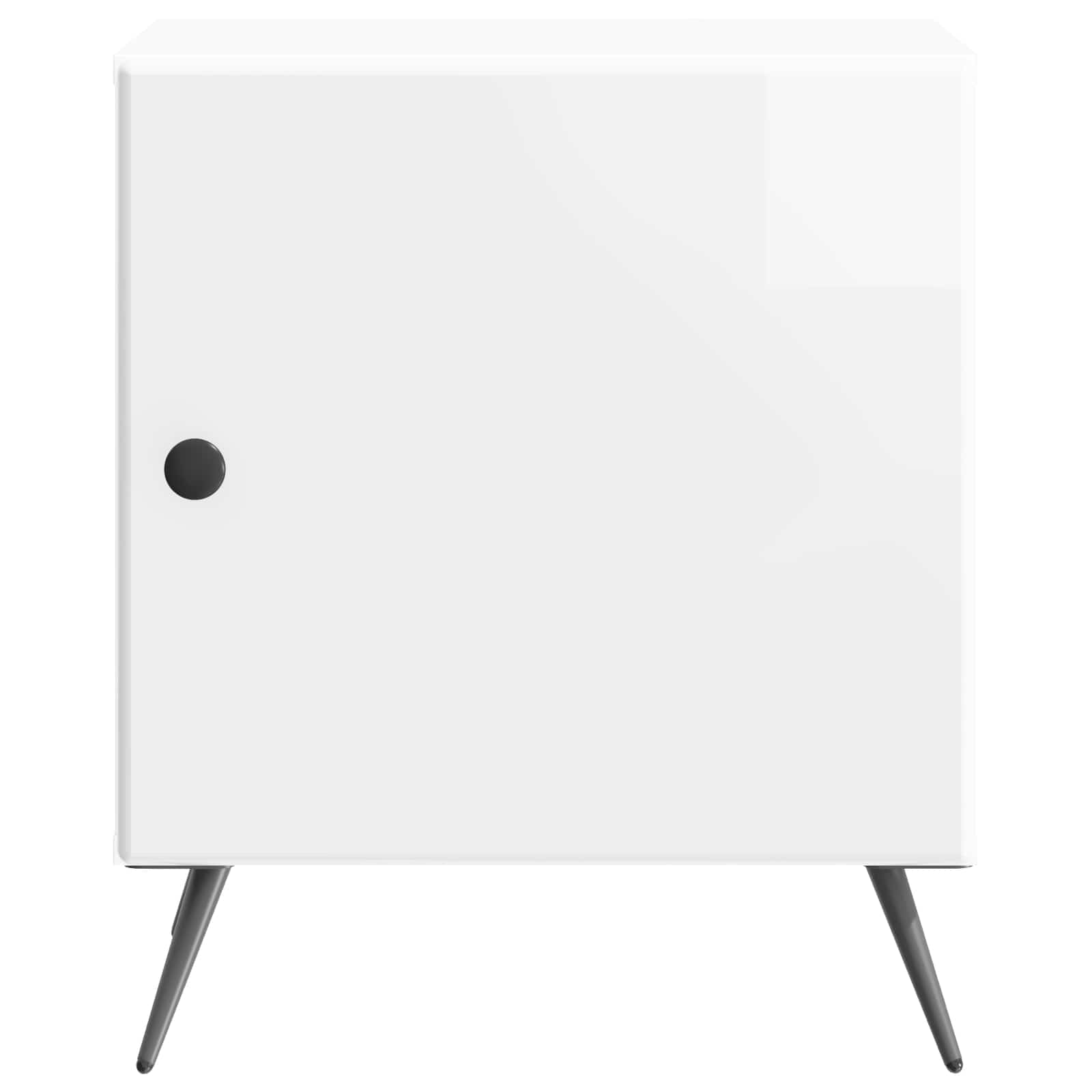 Noćni ormar 2 pcs Bijela visokog sjaja 43 x 34,5 x 50 cm