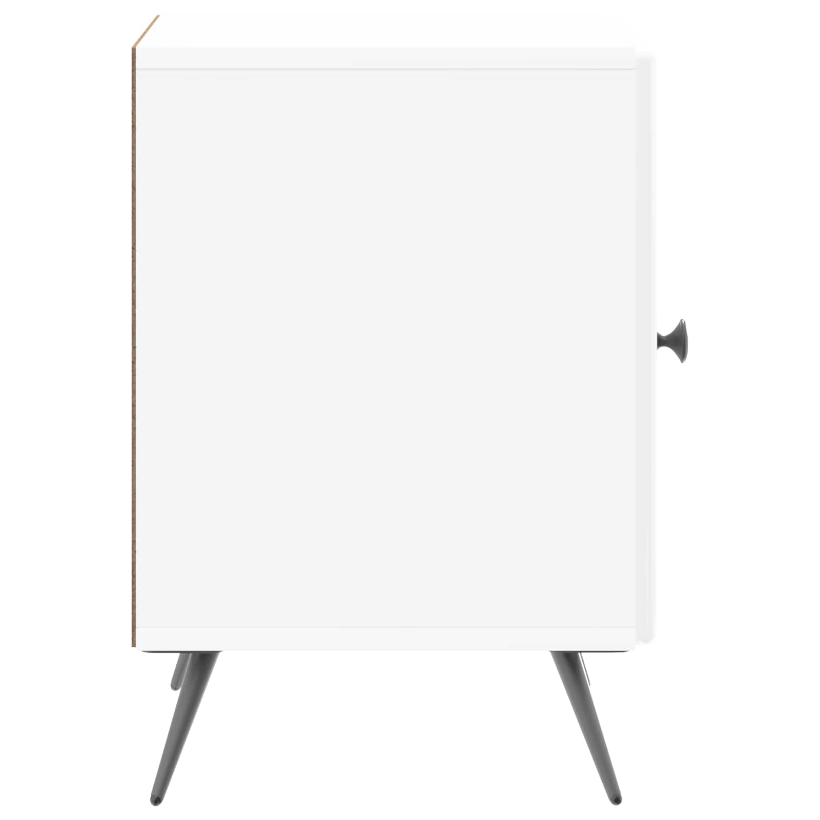 Noćni ormar 2 pcs Bijela visokog sjaja 43 x 34,5 x 50 cm