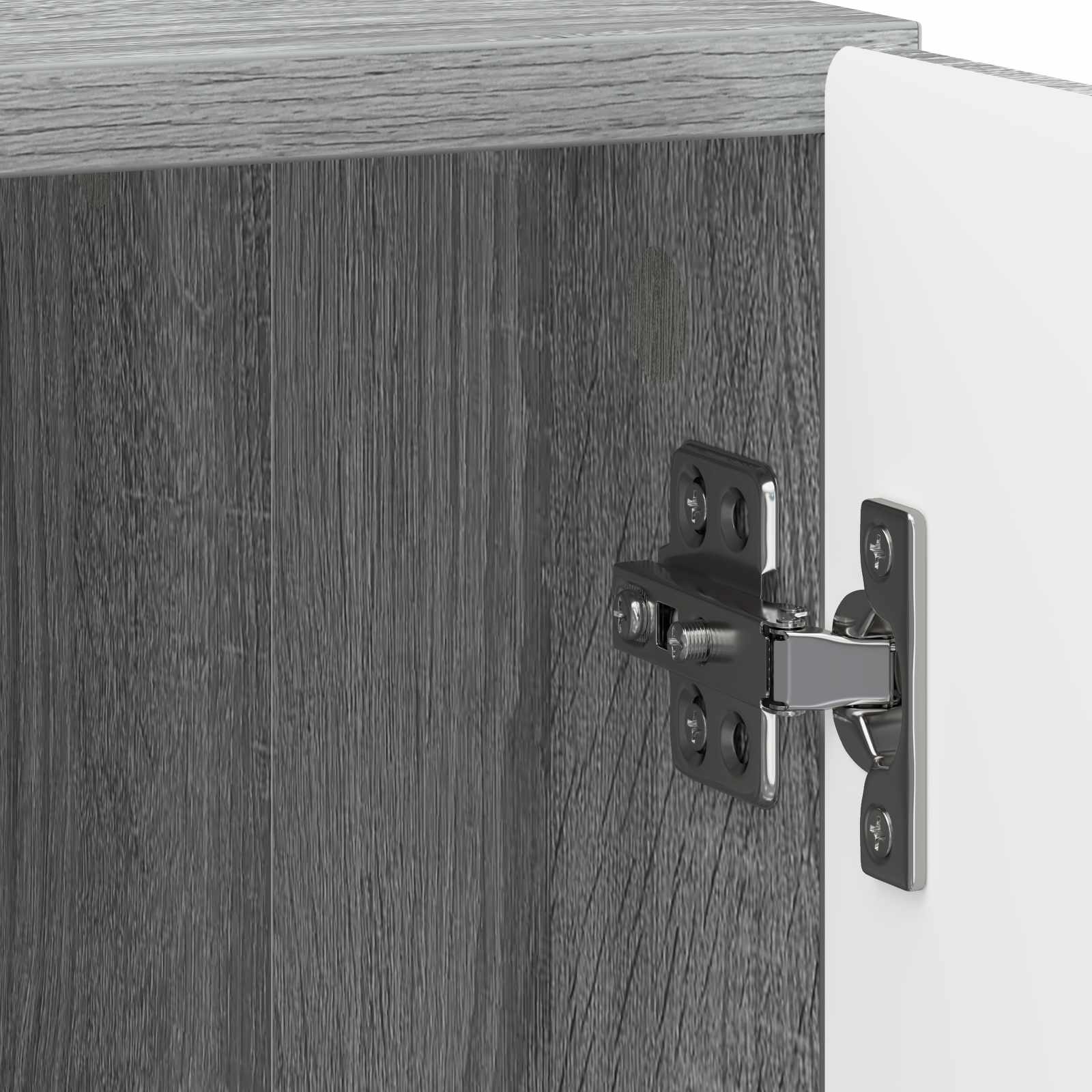 Noćni ormar 2 pcs Siva sonoma 43 x 34,5 x 50 cm