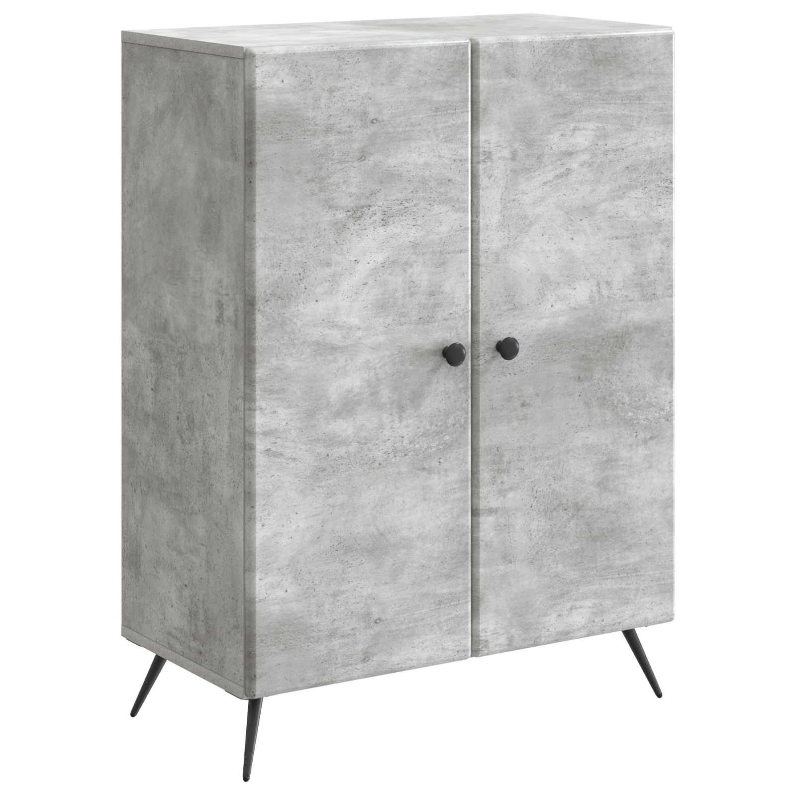 Kreveta Betonska siva 66 x 34,5 x 90 cm Konstruirano drvo