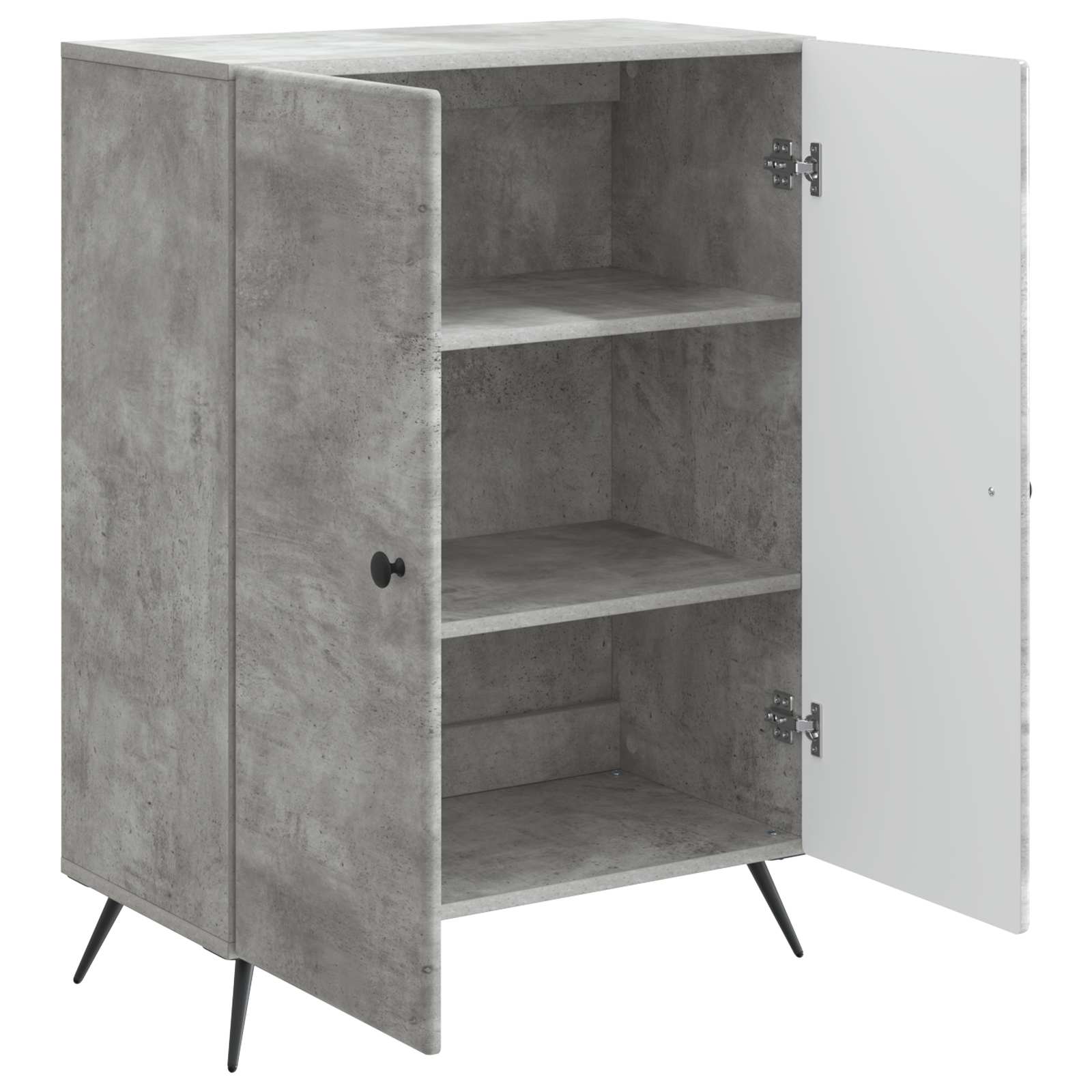 Kreveta Betonska siva 66 x 34,5 x 90 cm Konstruirano drvo