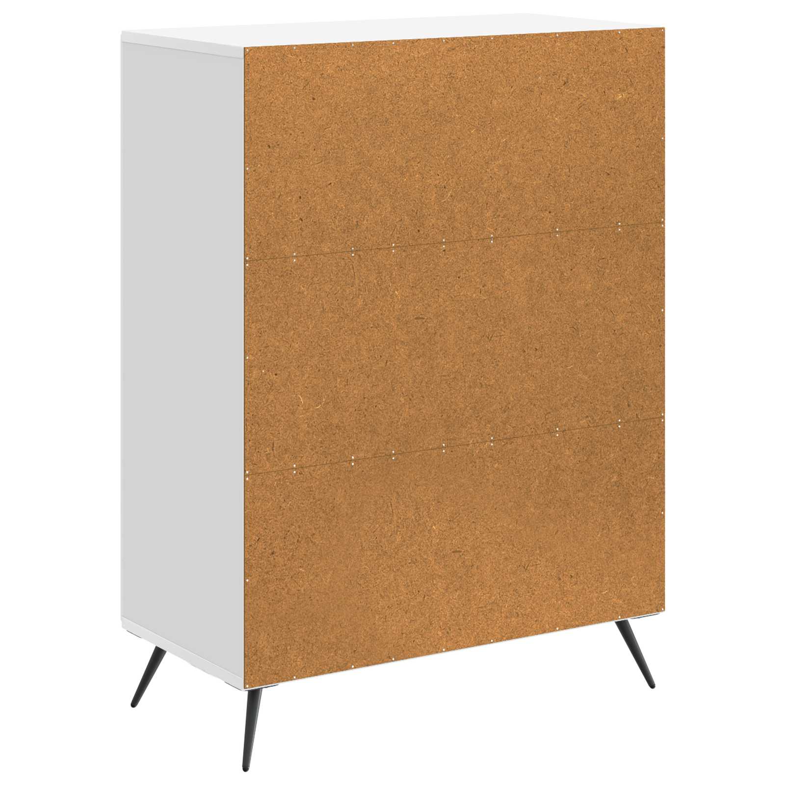 Kreveta Bijela visokog sjaja 66 x 34,5 x 90 cm