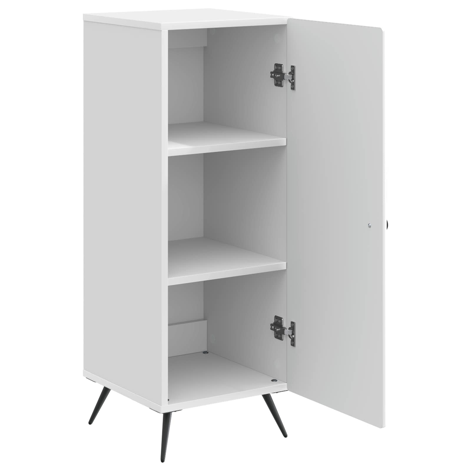 Kreveta Bijela visokog sjaja 33 x 34,5 x 90 cm