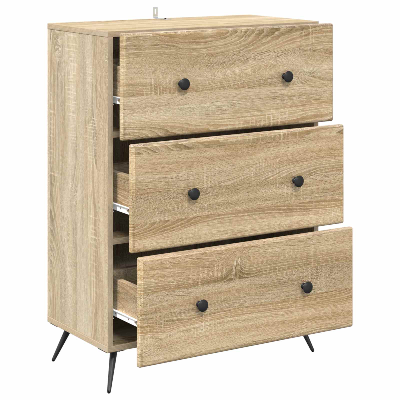 Ormar s ladicama Hrast sonoma 66 x 34,5 x 90 cm