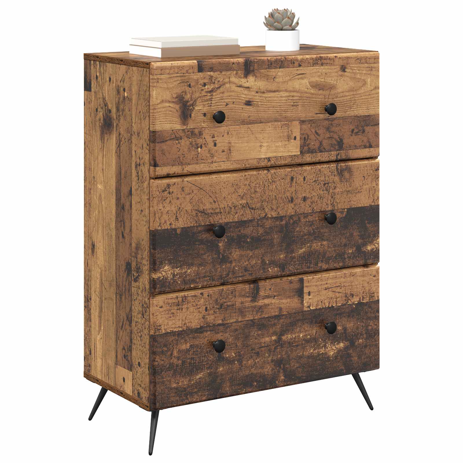Ormar s ladicama Staro drvo 66 x 34,5 x 90 cm Konstruirano drvo
