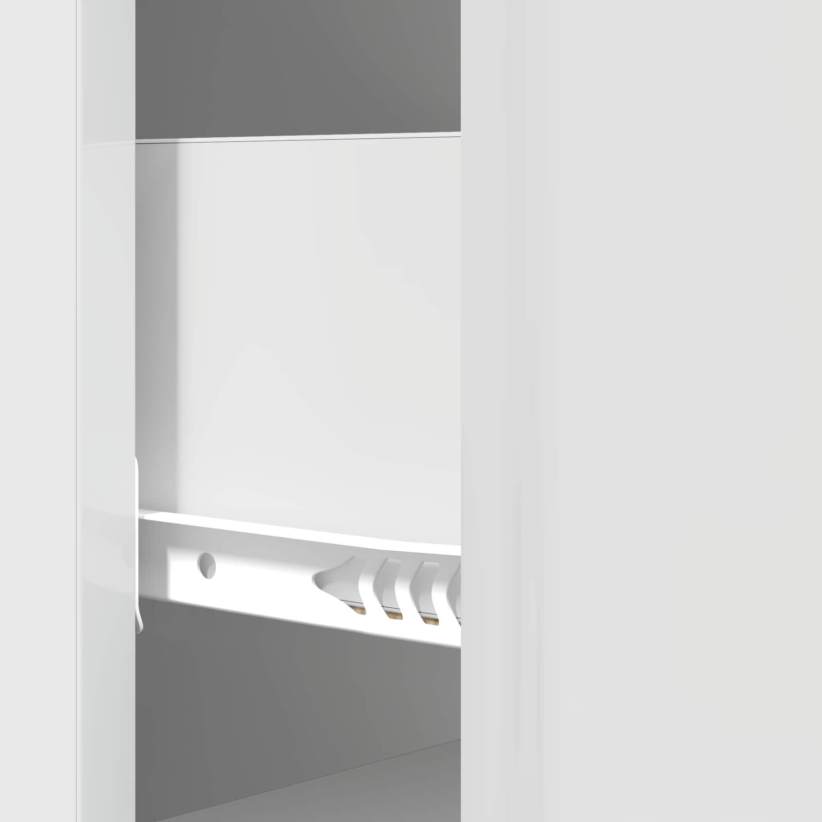 Ormar s ladicama Bijela visokog sjaja 33 x 34,5 x 90 cm