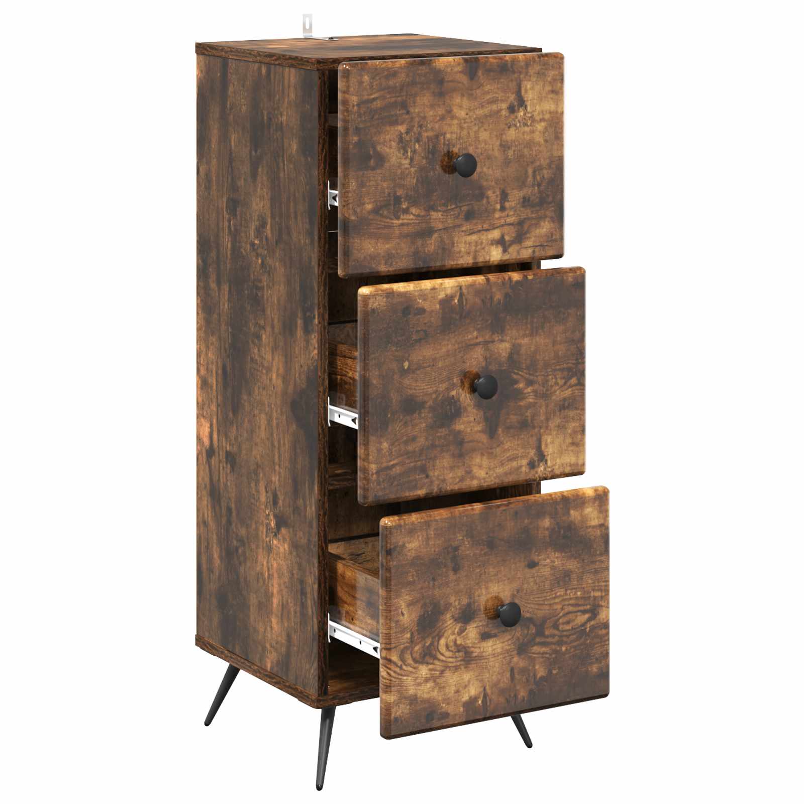 Ormar s ladicama Dimljeni hrast 33 x 34,5 x 90 cm