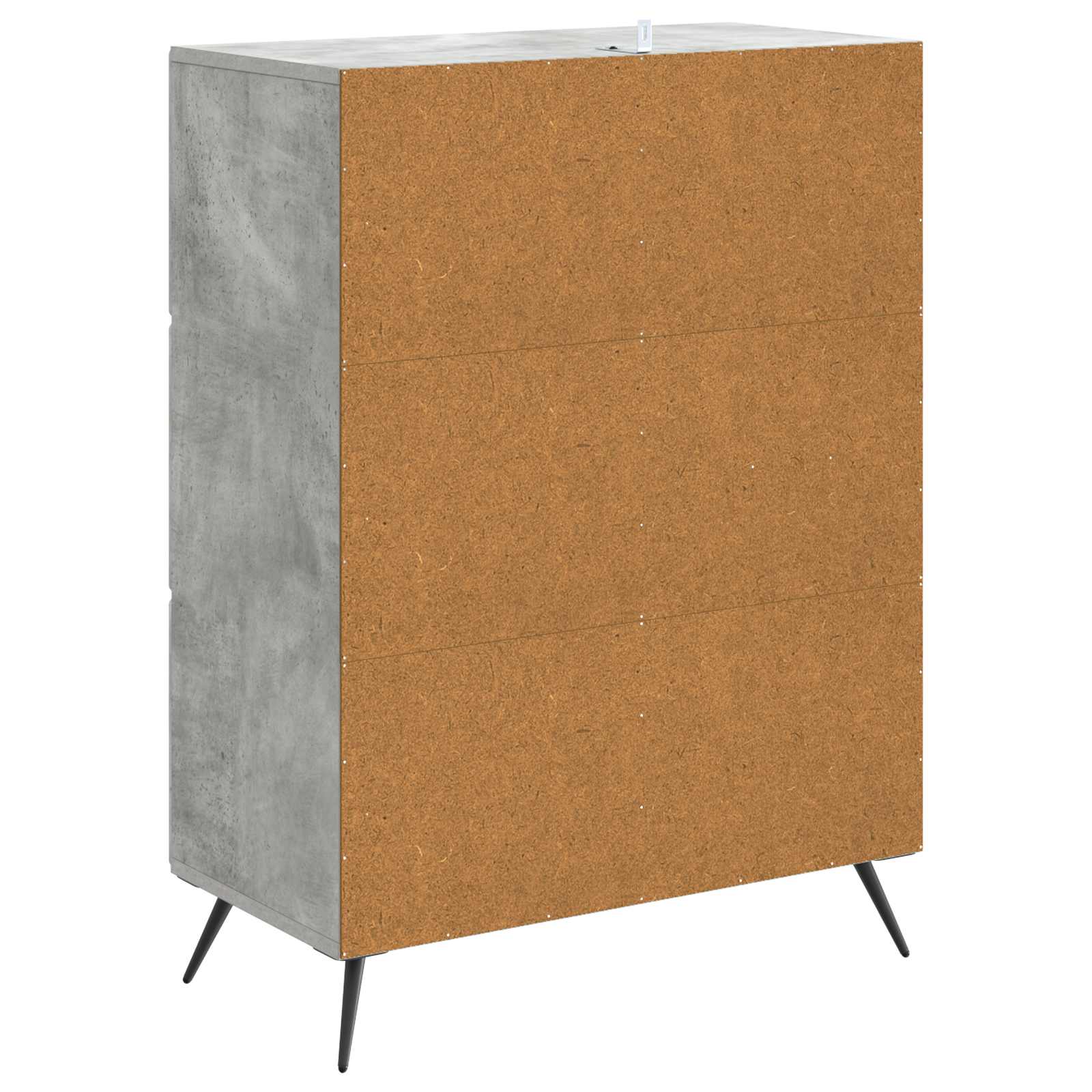 Kreveta Betonska siva 66 x 34,5 x 90 cm Konstruirano drvo