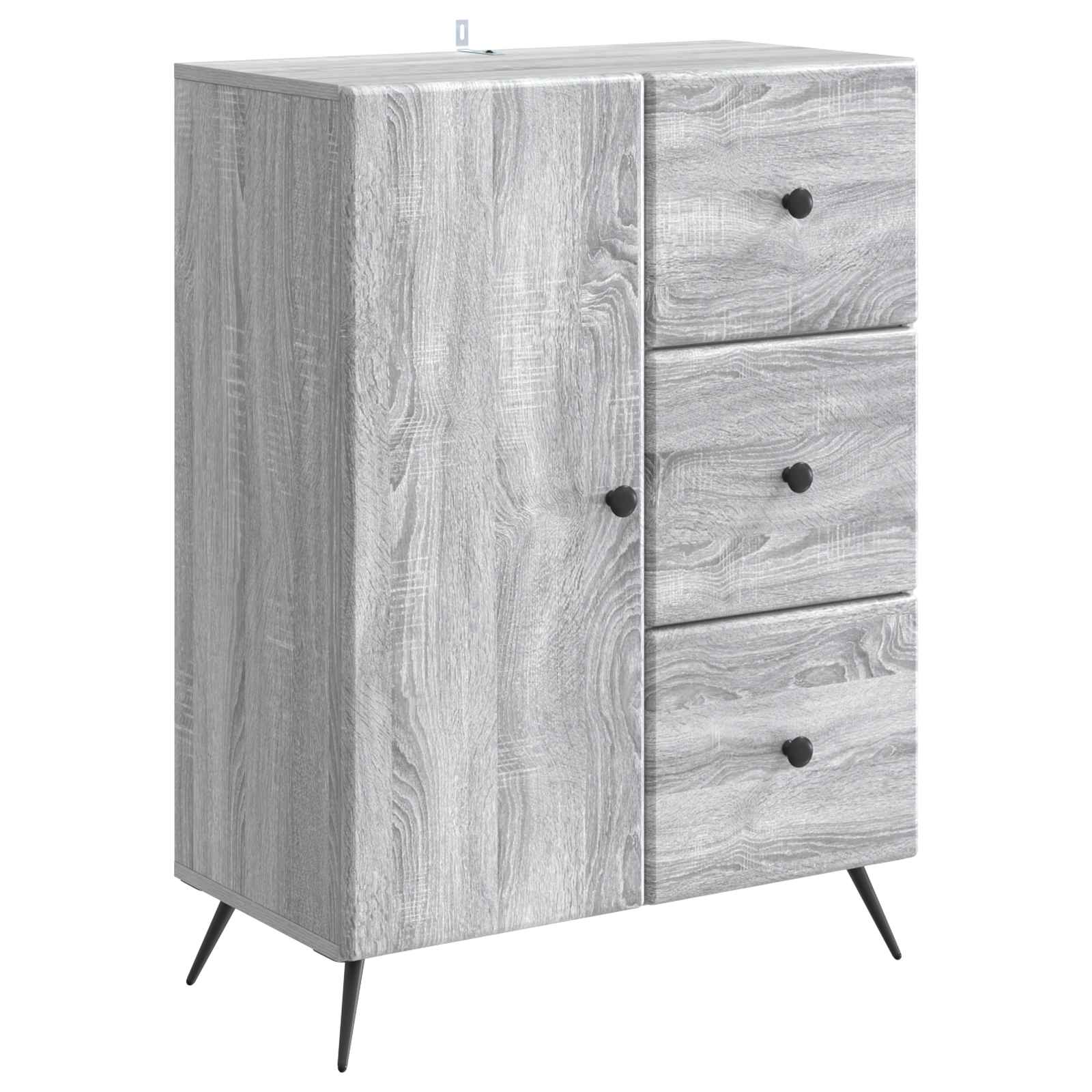 Kreveta Siva sonoma 66 x 34,5 x 90 cm Konstruirano drvo