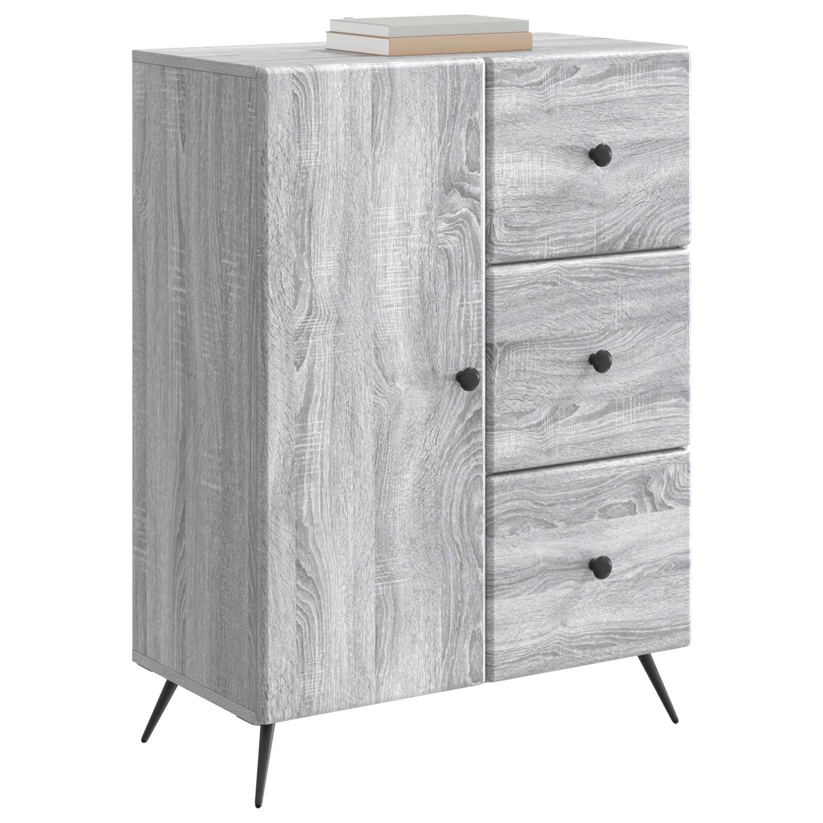 Kreveta Siva sonoma 66 x 34,5 x 90 cm Konstruirano drvo