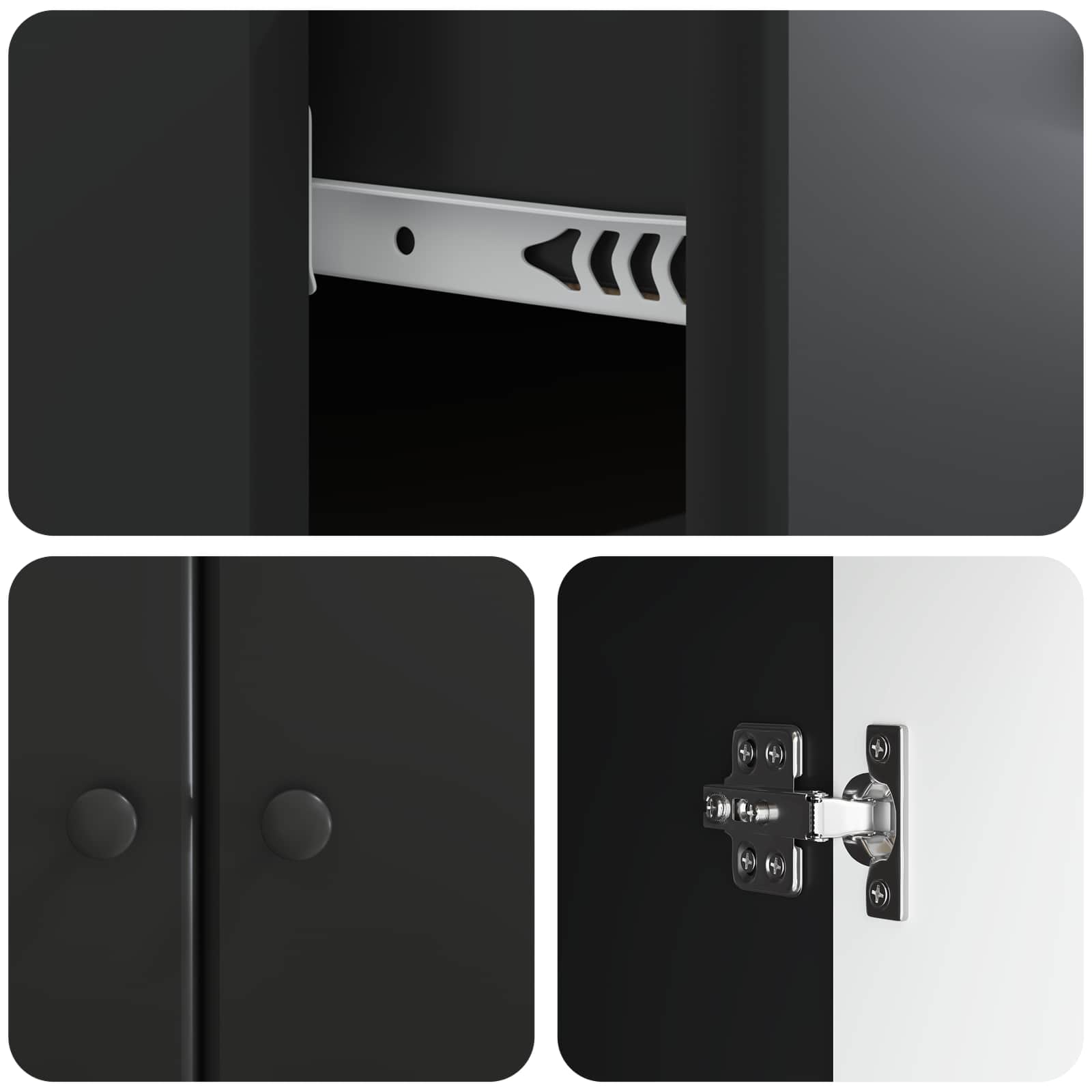 Kreveta s ladicama Crna 66 x 34,5 x 90 cm Konstruirano drvo