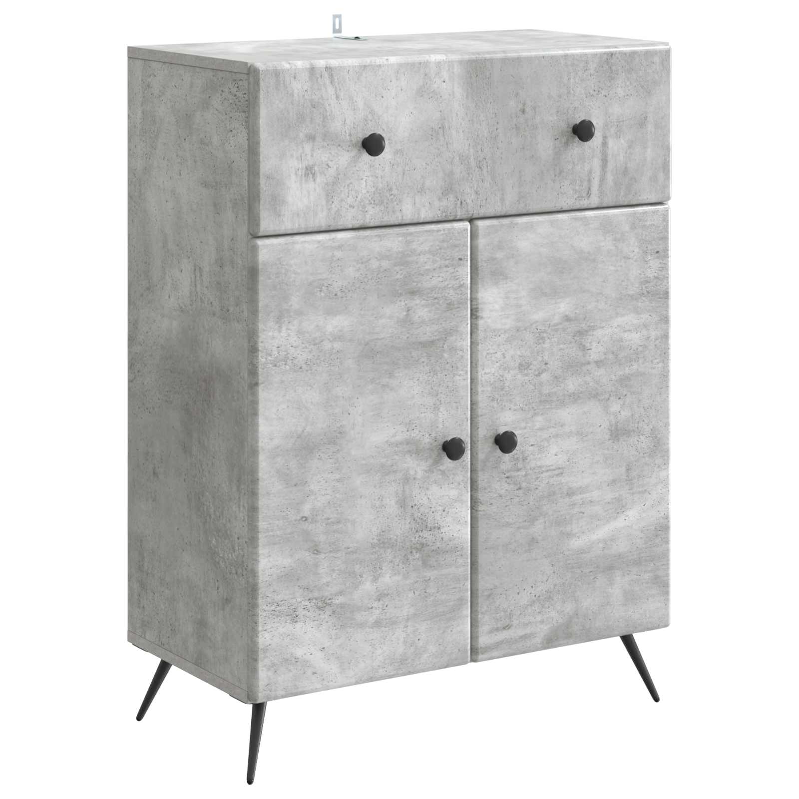 Kreveta Betonska siva 66 x 34,5 x 90 cm Konstruirano drvo