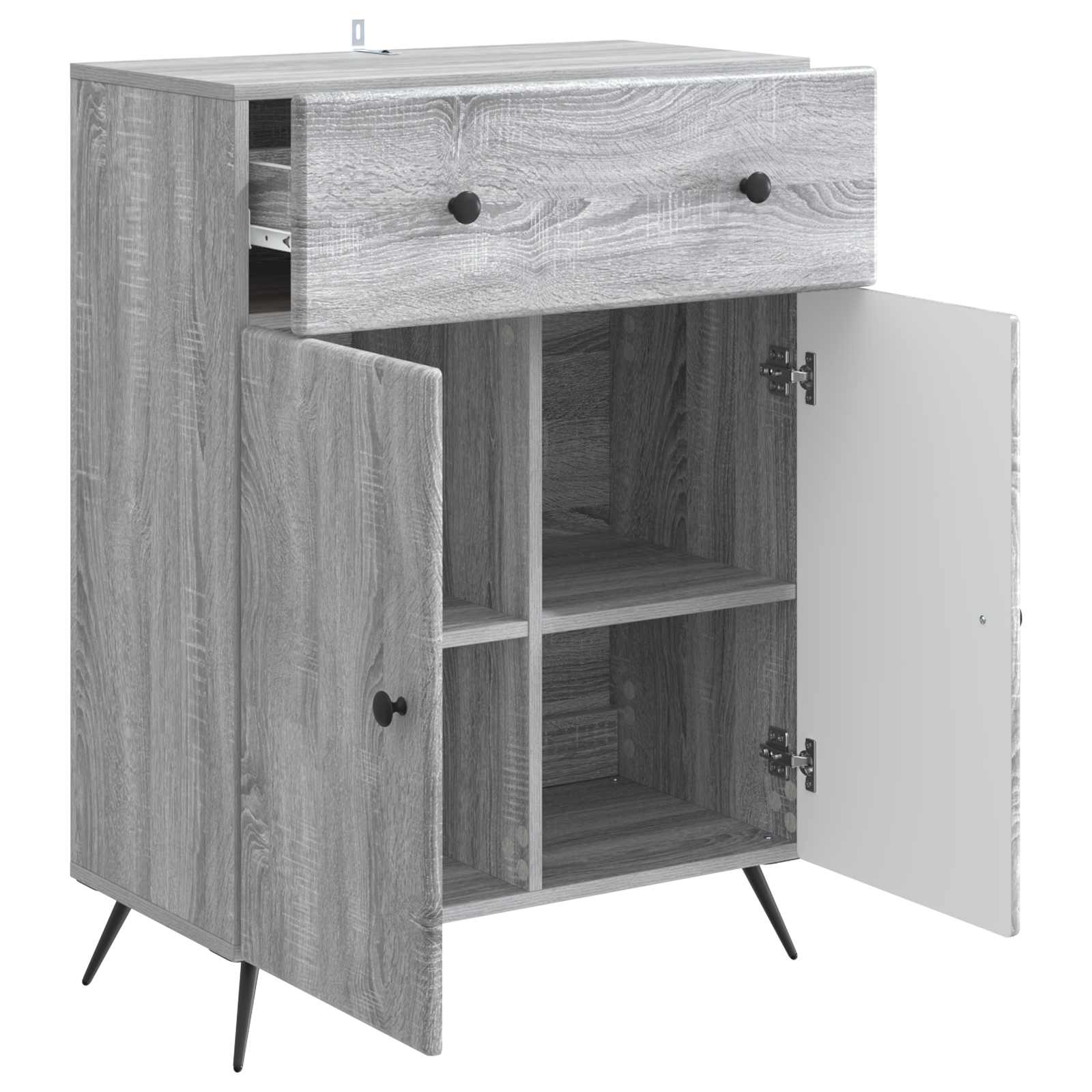 Kreveta Siva sonoma 66 x 34,5 x 90 cm Konstruirano drvo