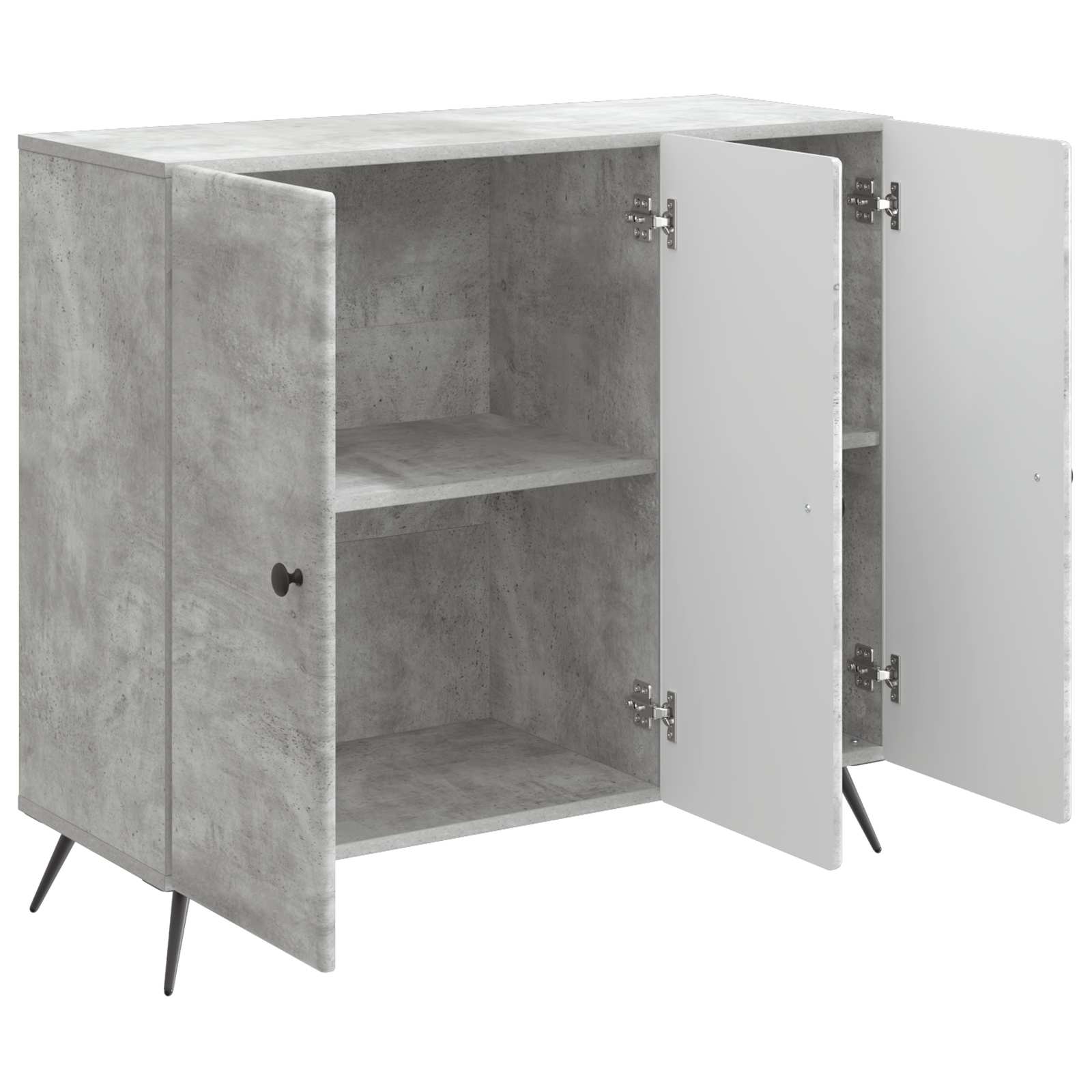 Kreveta Betonska siva 89 x 34,5 x 80 cm Konstruirano drvo