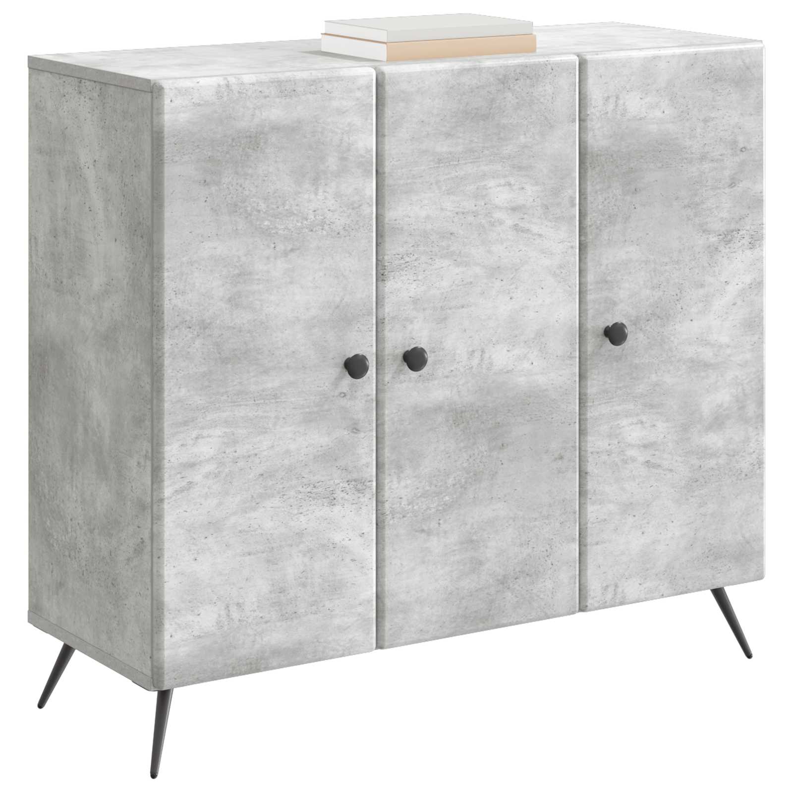 Kreveta Betonska siva 89 x 34,5 x 80 cm Konstruirano drvo