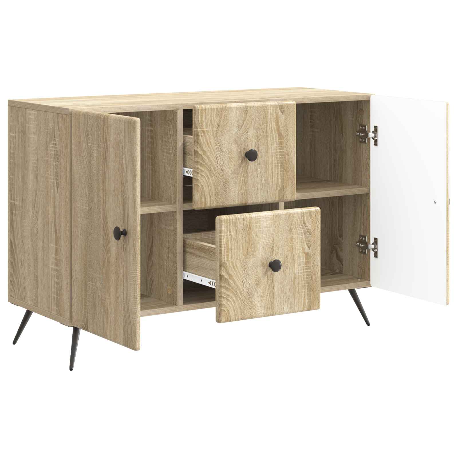 Kreveta Hrast sonoma 89 x 34,5 x 60 cm Konstruirano drvo