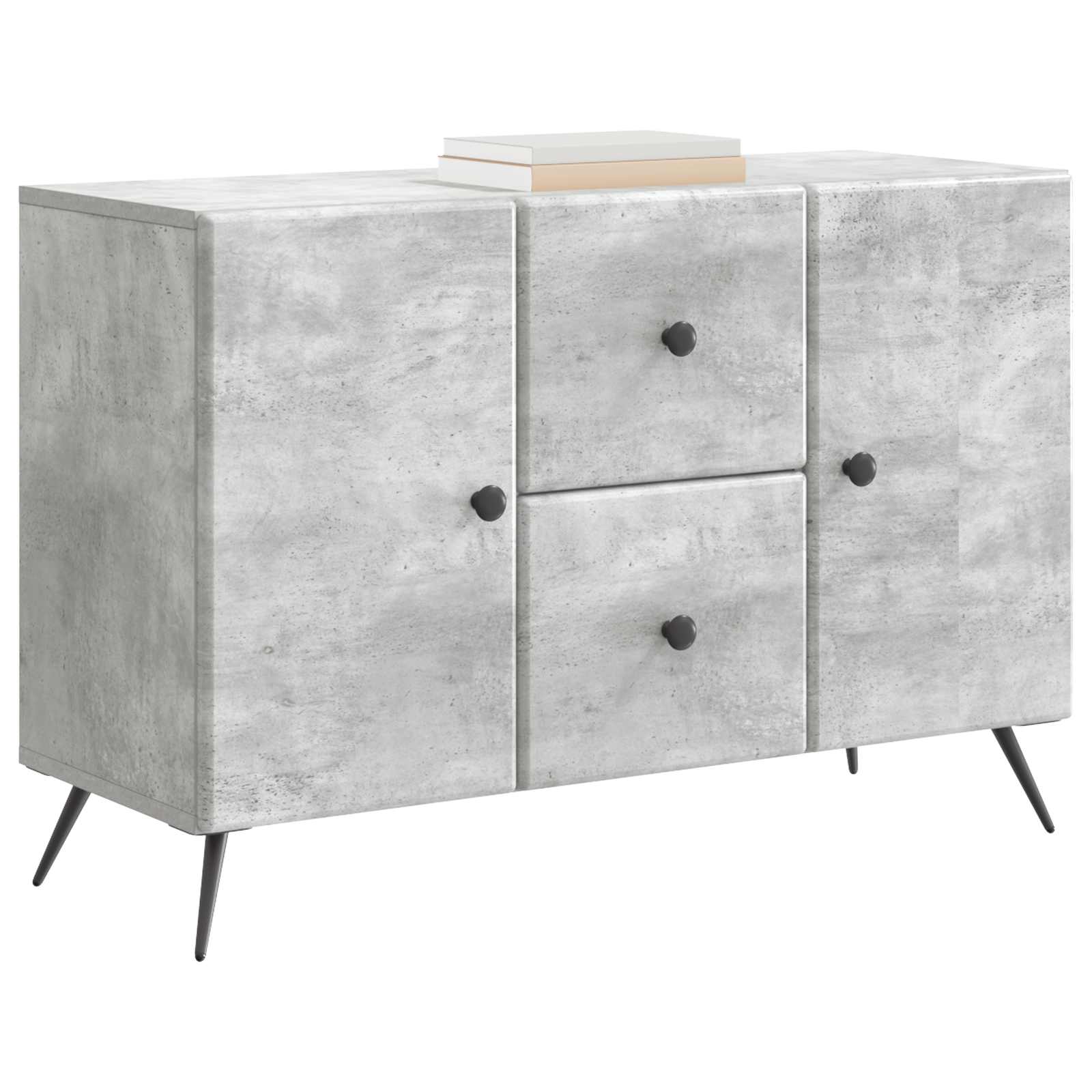 Kreveta Betonska siva 89 x 34,5 x 60 cm Konstruirano drvo