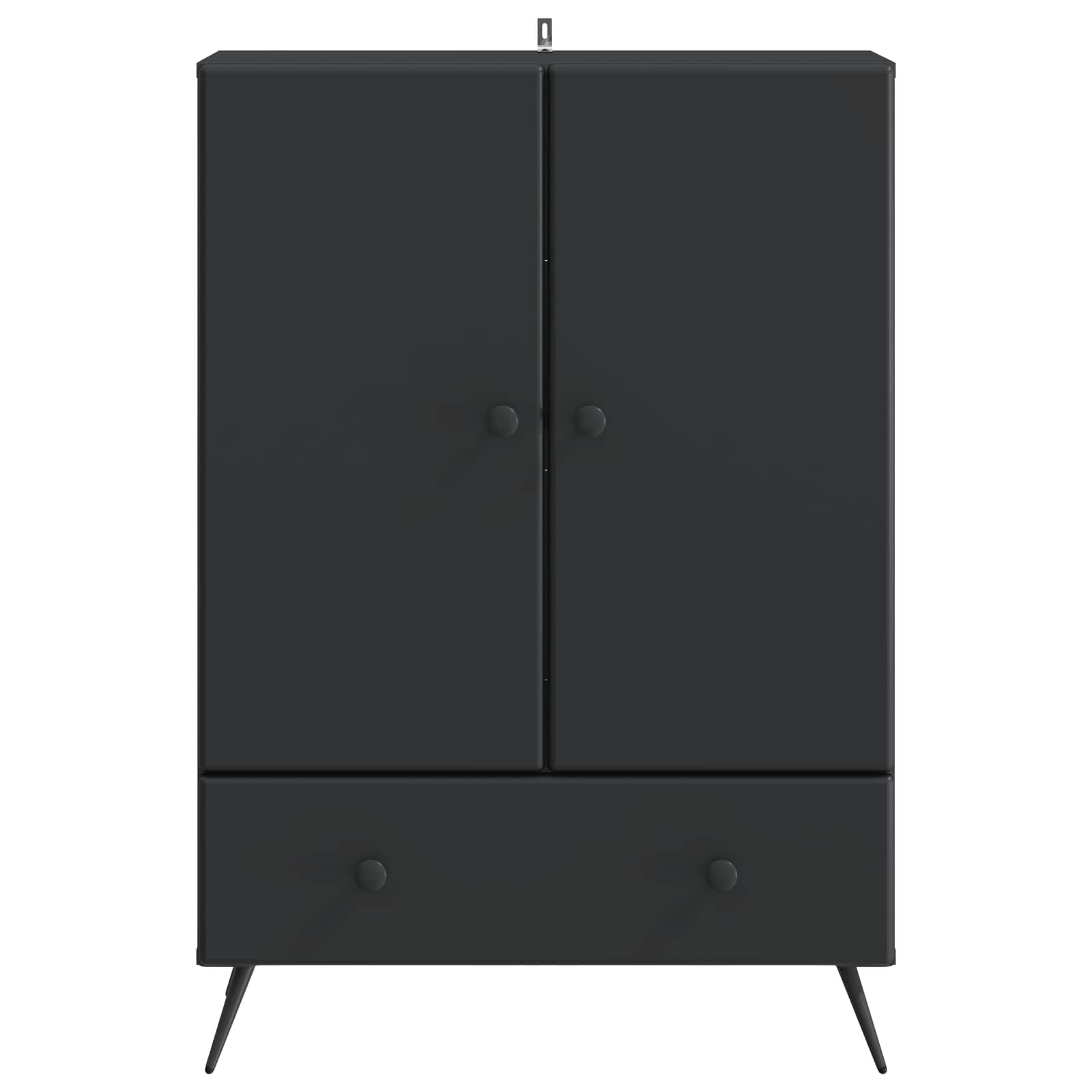 Kreveta s ladicama Crna 66 x 34,5 x 95 cm Konstruirano drvo