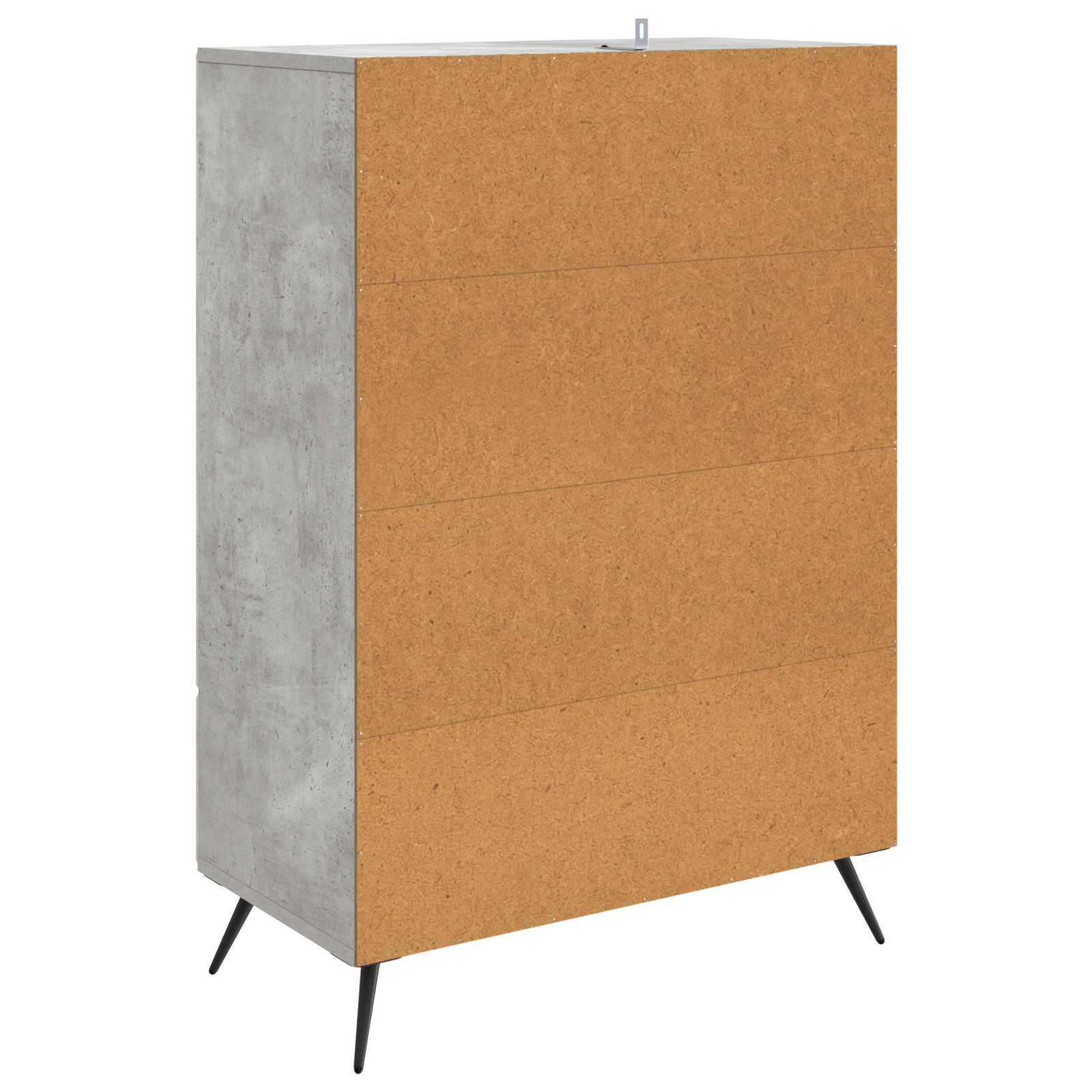Kreveta Betonska siva 66 x 34,5 x 95 cm Konstruirano drvo