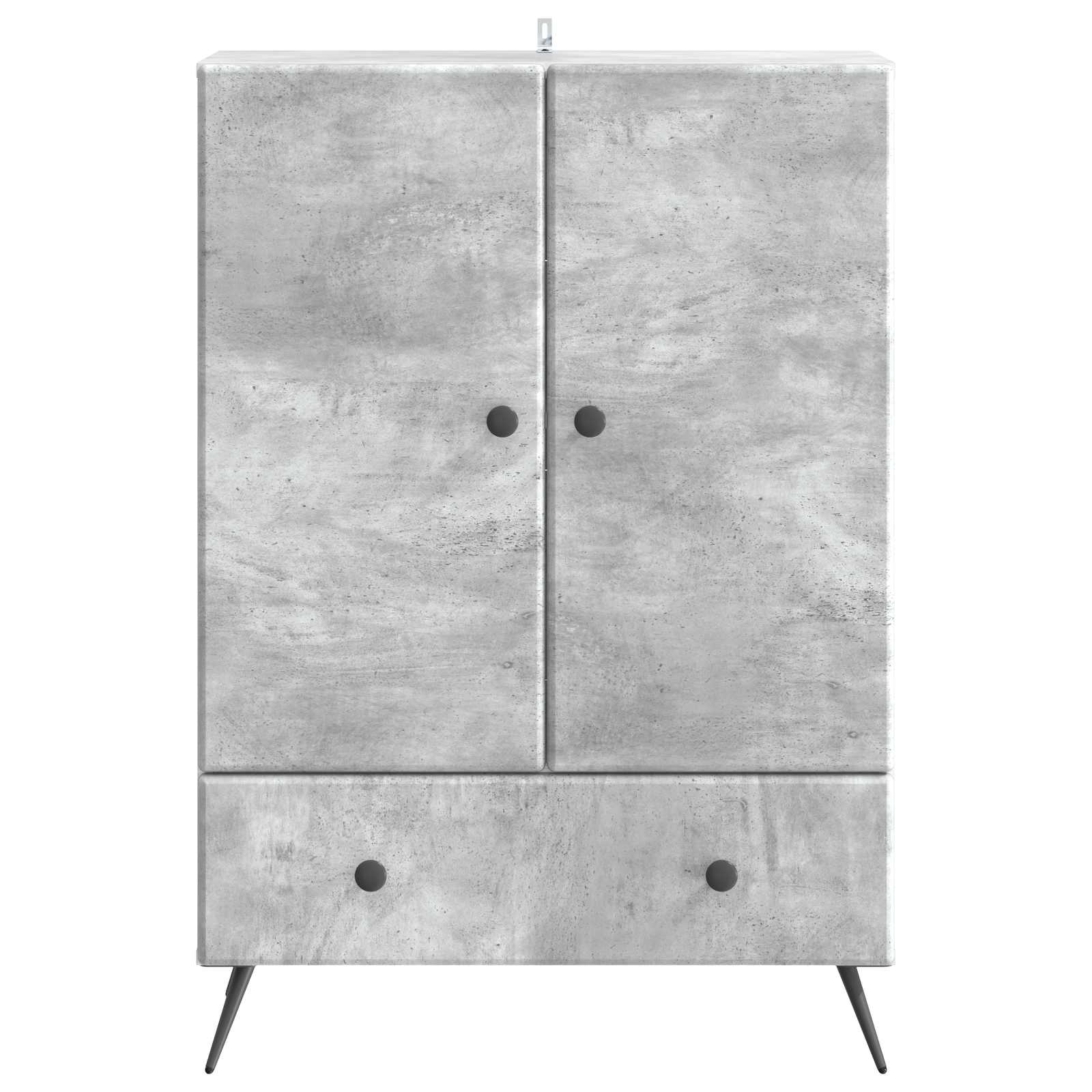 Kreveta Betonska siva 66 x 34,5 x 95 cm Konstruirano drvo