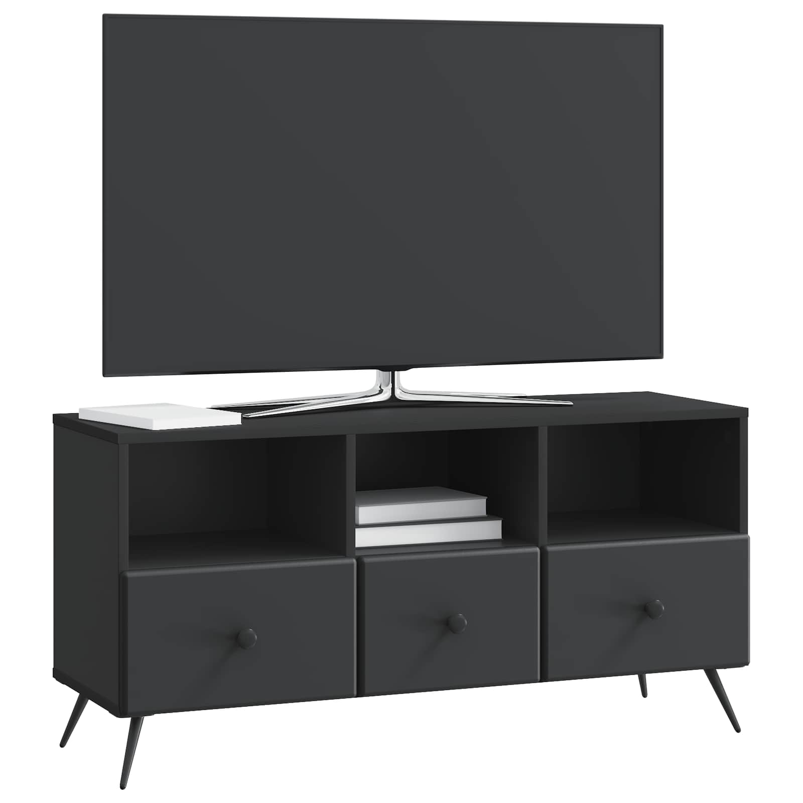 TV ormar s ladicama Crna 102 x 34,5 x 50 cm Konstruirano drvo