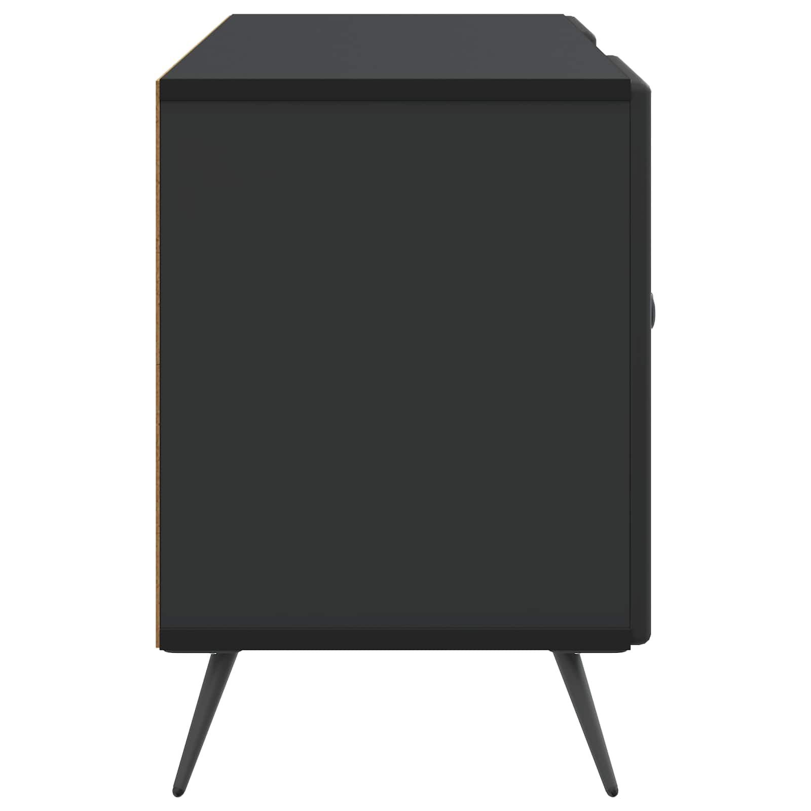 TV ormar Crna 102 x 34,5 x 50 cm Konstruirano drvo