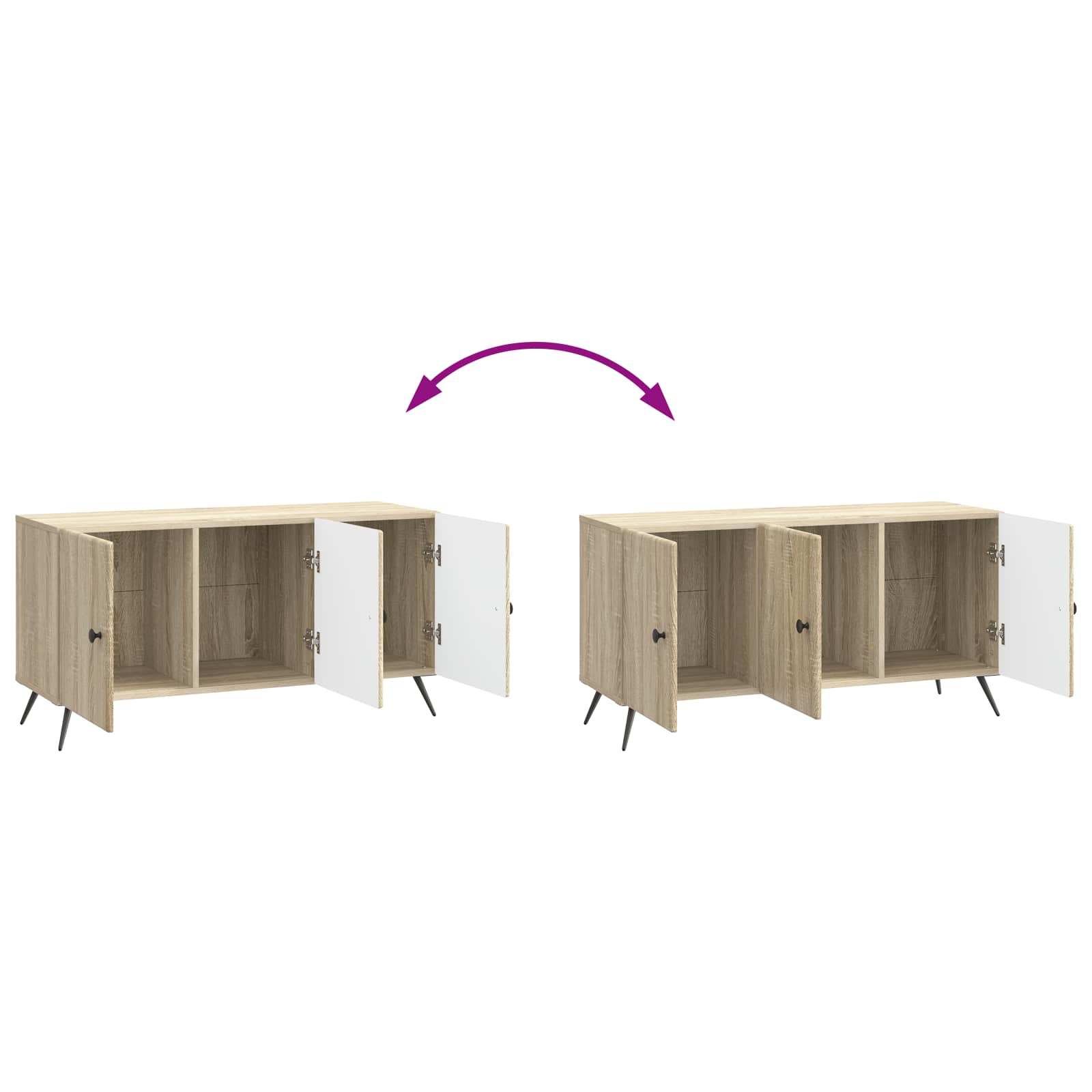 TV ormar Hrast sonoma 99 x 34,5 x 50 cm Konstruirano drvo