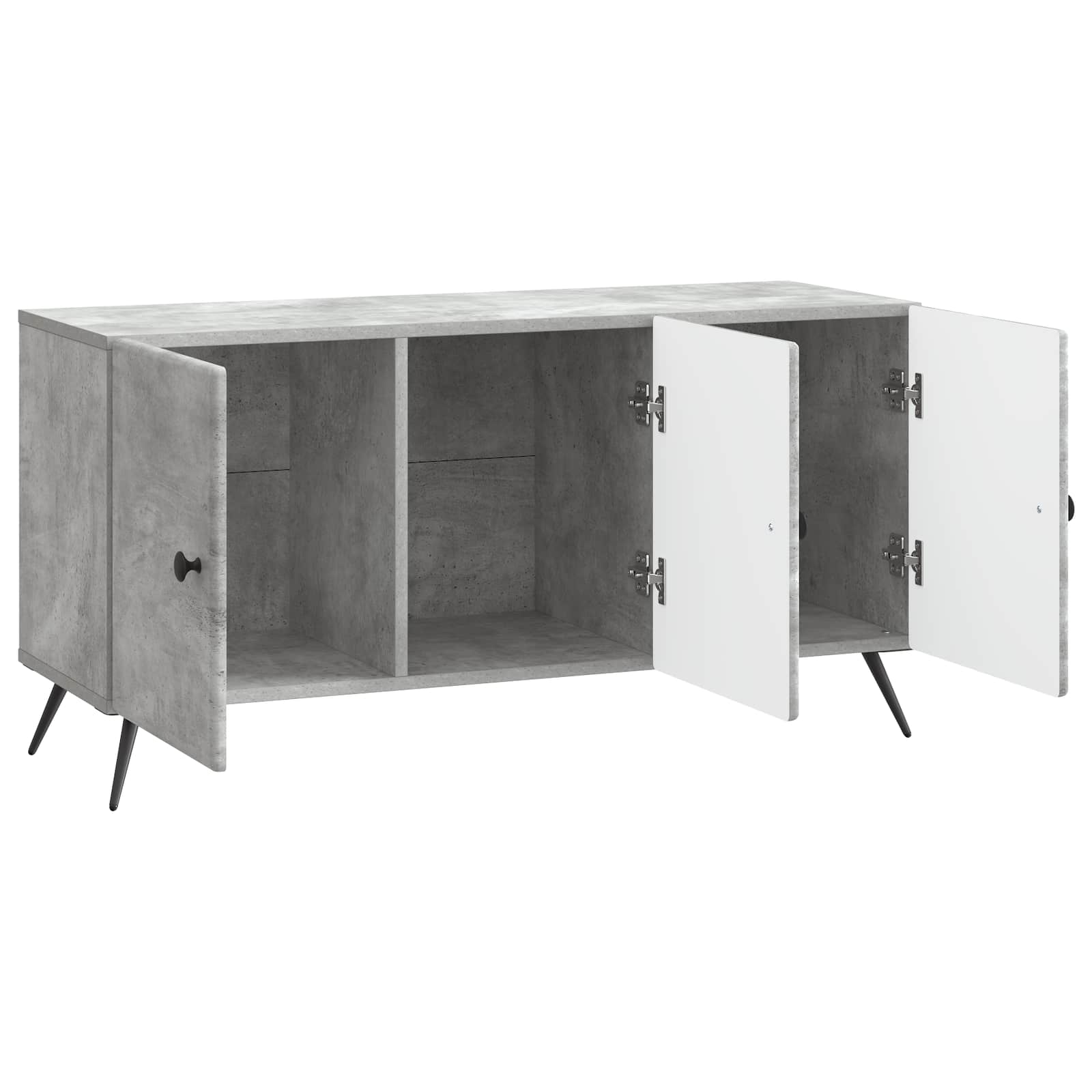 TV ormar Betonska siva 99 x 34,5 x 50 cm Konstruirano drvo