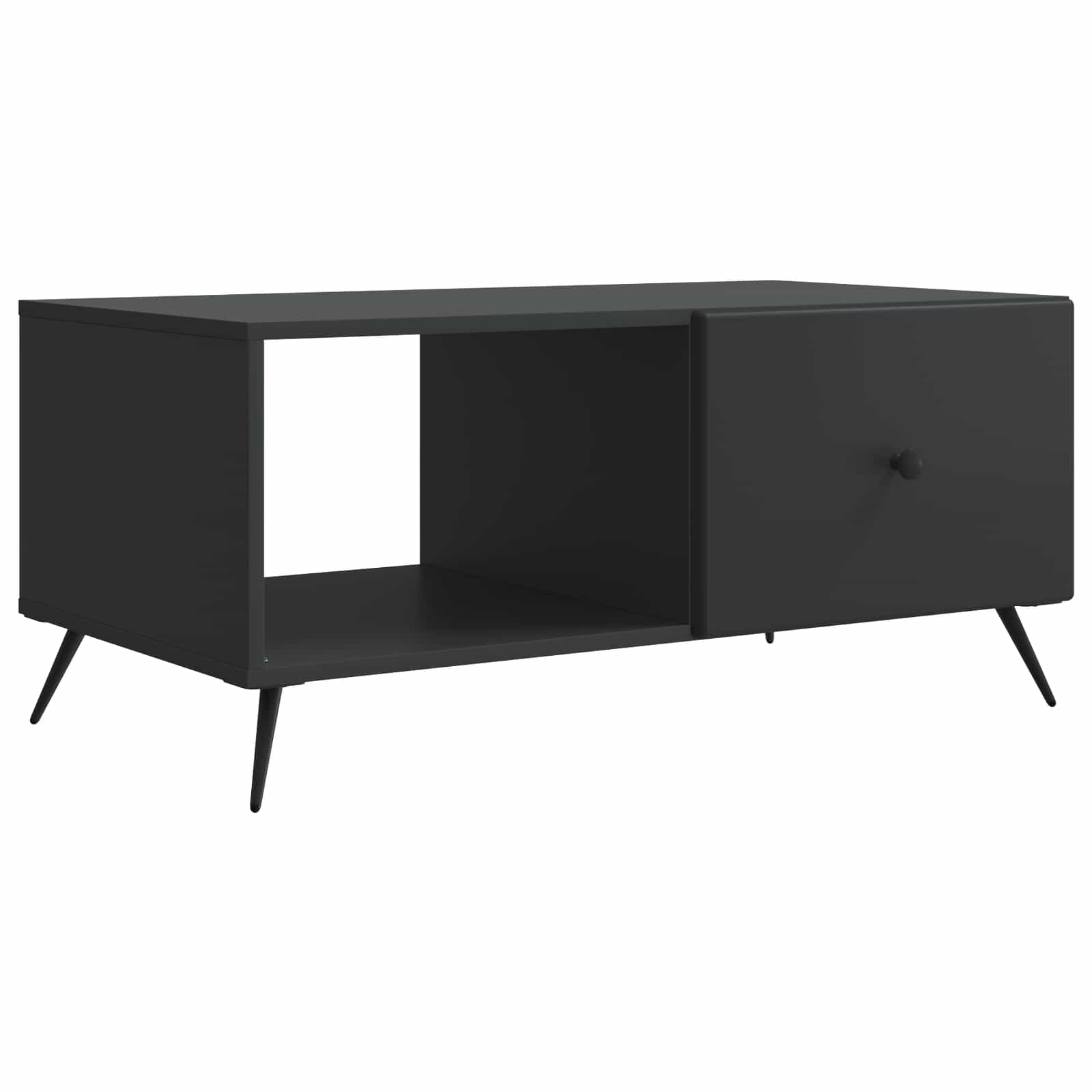 Kava Stol Crna 90 x 50 x 40 cm Konstruirano drvo