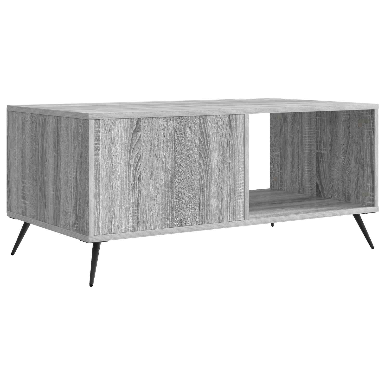 Kava Stol Siva sonoma 90 x 50 x 40 cm Konstruirano drvo