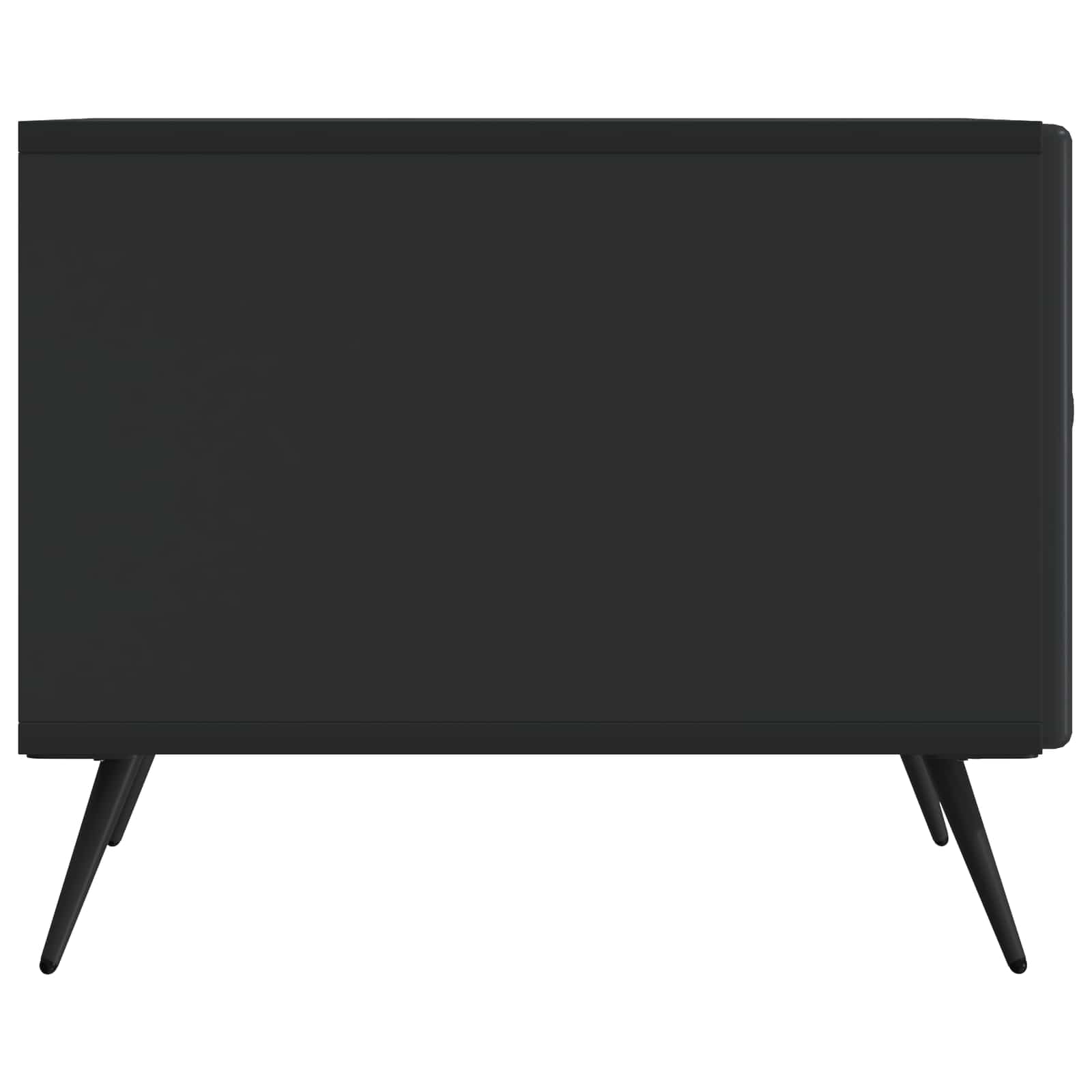 Kava Stol s ladicama Crna 49 x 50 x 40 cm Konstruirano drvo