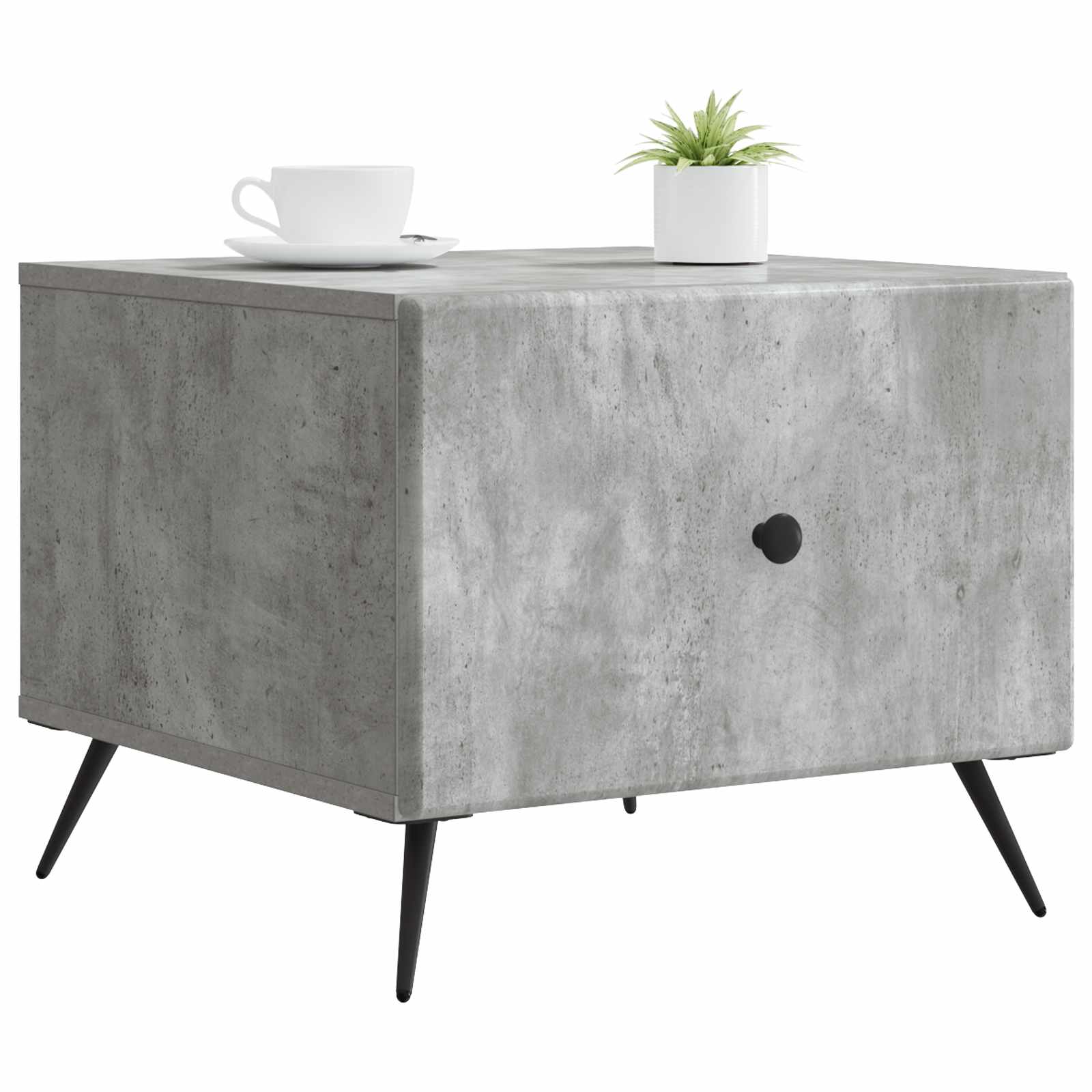 Kava Stol Betonska siva 49 x 50 x 40 cm Konstruirano drvo