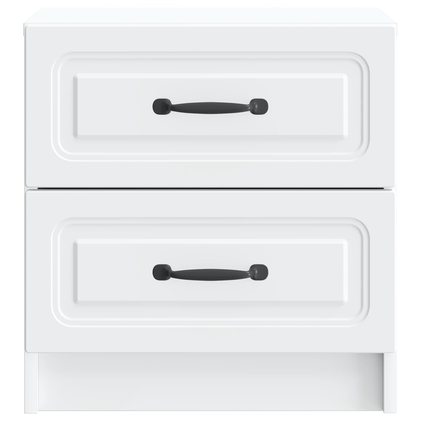 Noćni ormar 2 pcs Bijela 43 x 34,5 x 44,5 cm Konstruirano drvo