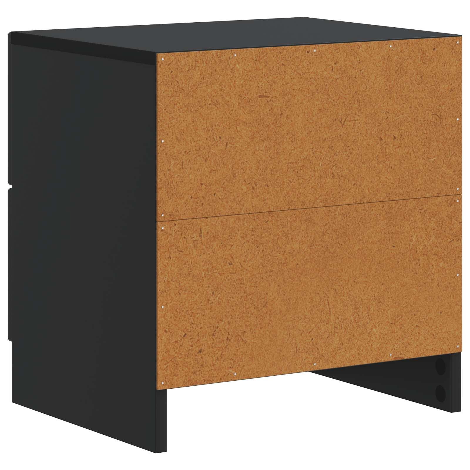 Noćni ormar 2 pcs Crna 43 x 34,5 x 44,5 cm Konstruirano drvo