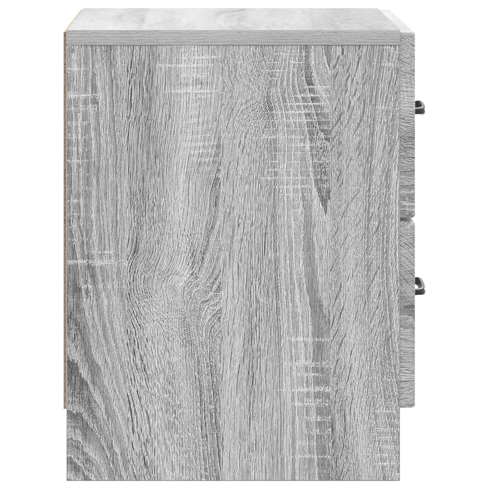 Noćni ormar Siva sonoma 43 x 34,5 x 44,5 cm Konstruirano drvo