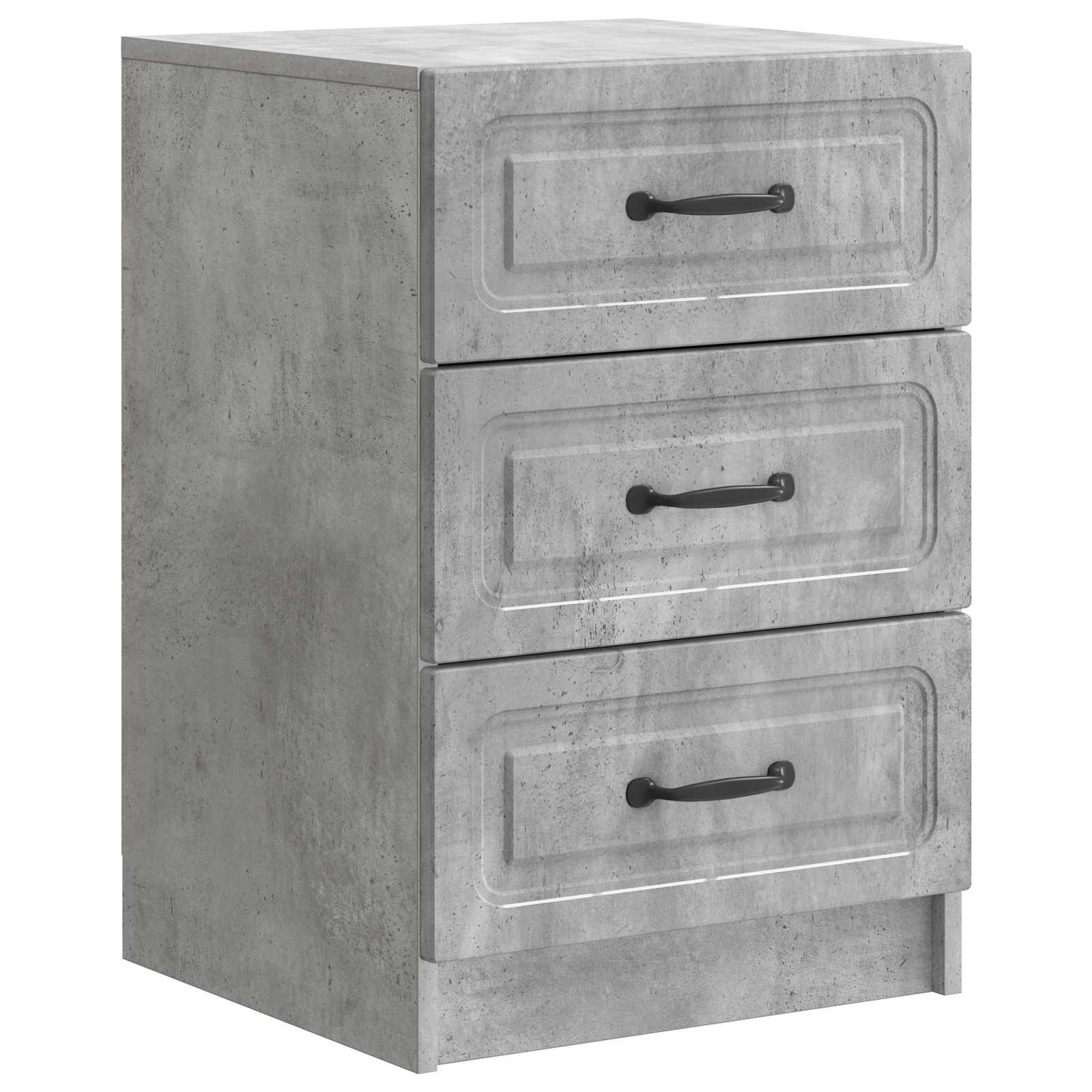 Noćni ormar Betonska siva 43 x 41 x 63,5 cm Konstruirano drvo