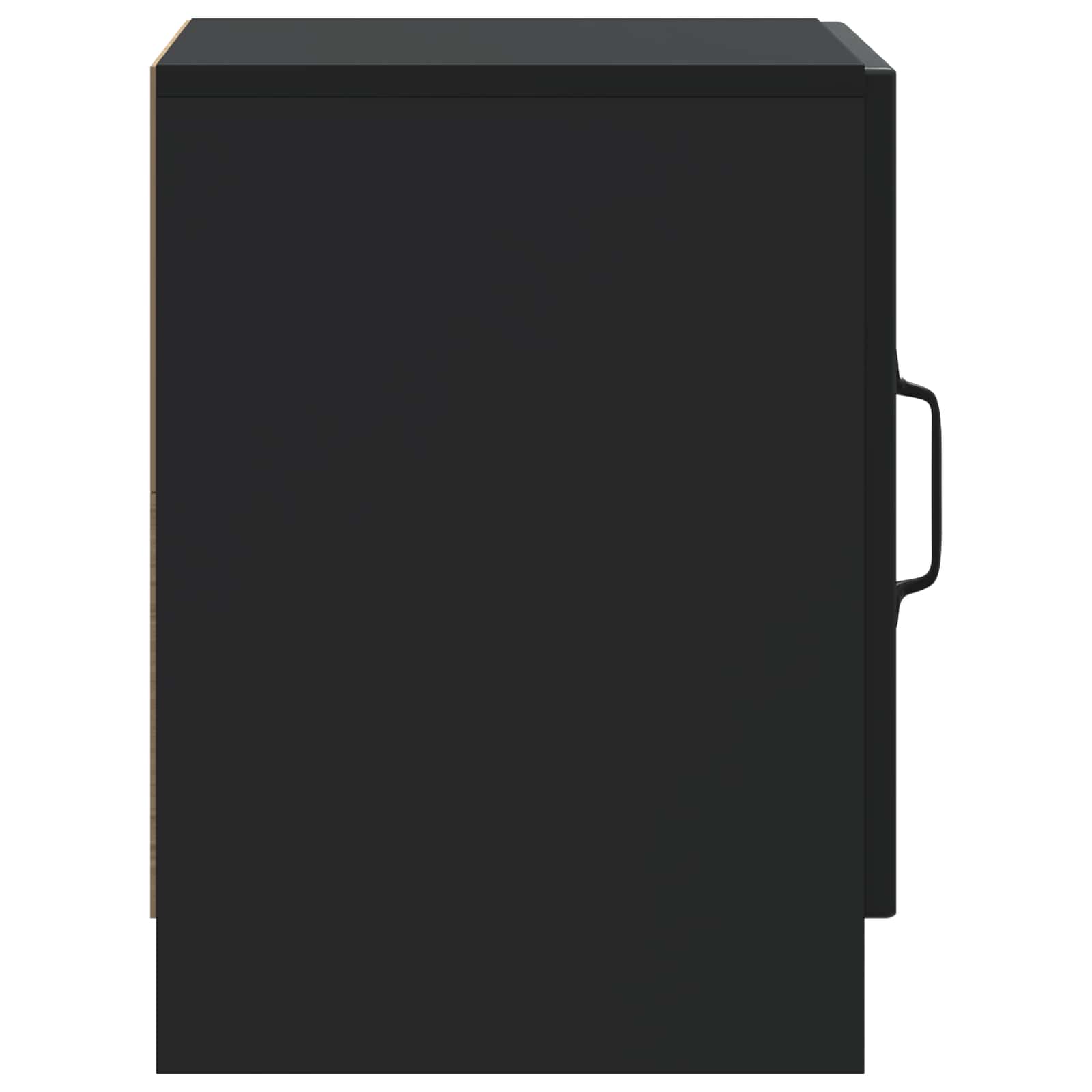 Noćni ormar 2 pcs Crna 43 x 34,5 x 47 cm Konstruirano drvo